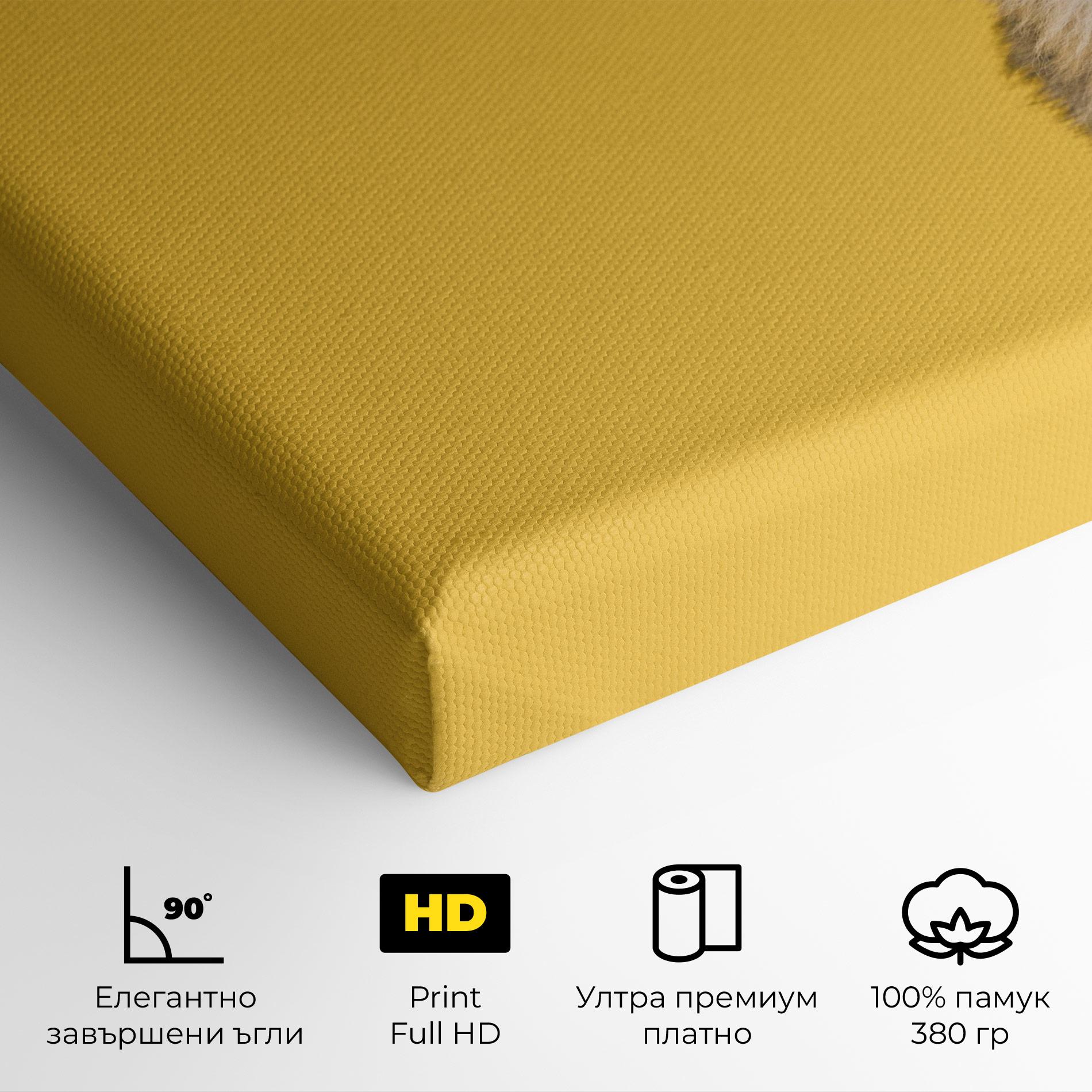 Картина на платно Cute Smiling Dog mockup 4