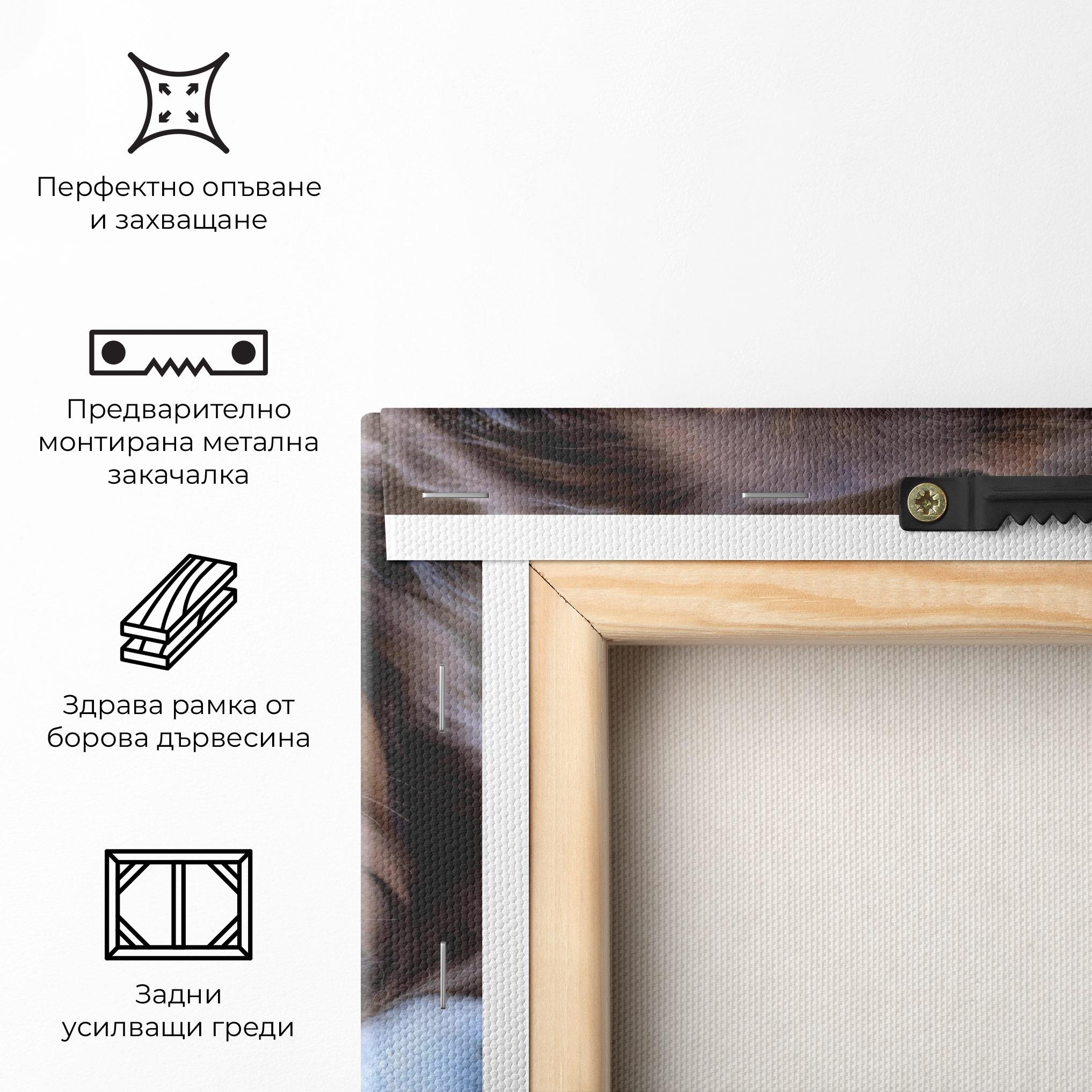 Картина на платно Coffee Brown Dog mockup 5