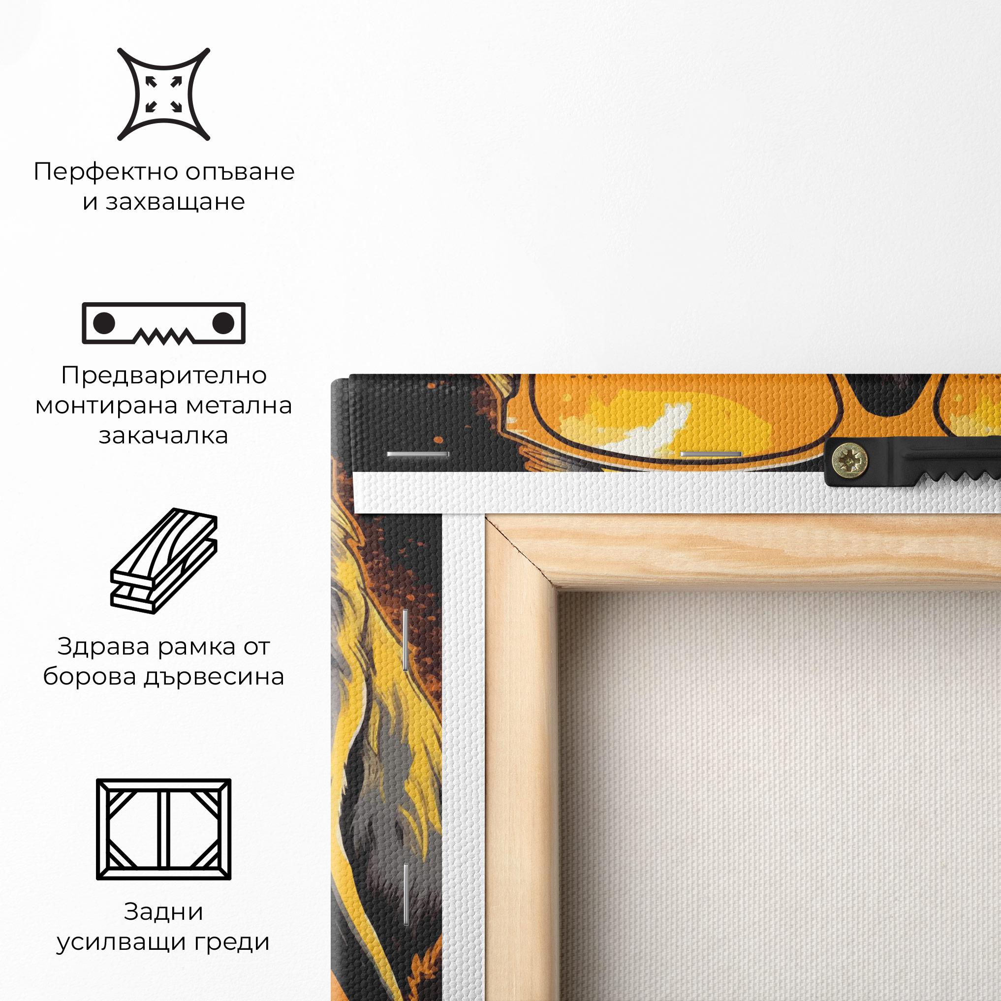 Картина на платно Coolest Dog mockup 5