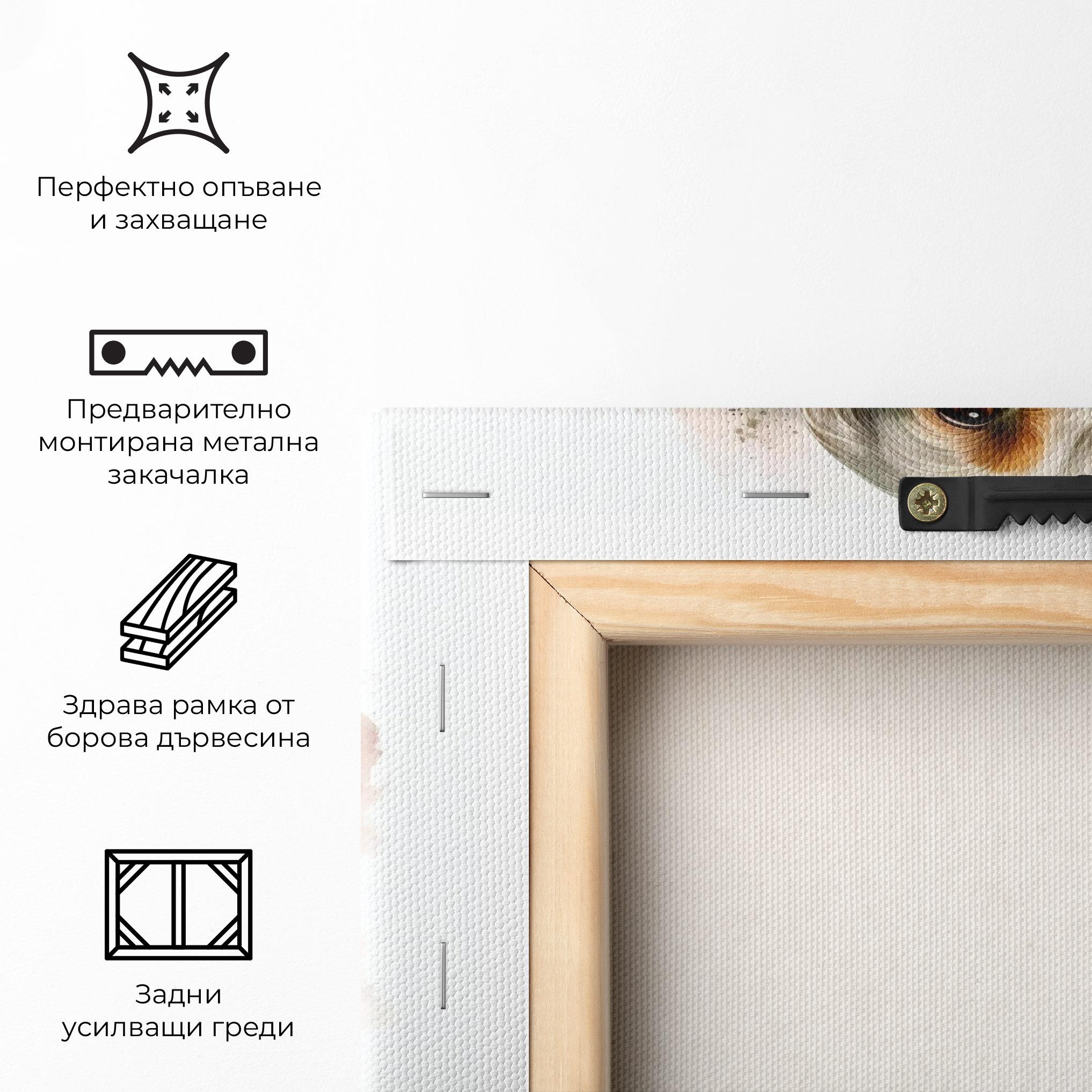 Картина на платно Cute Little Cocker mockup 5