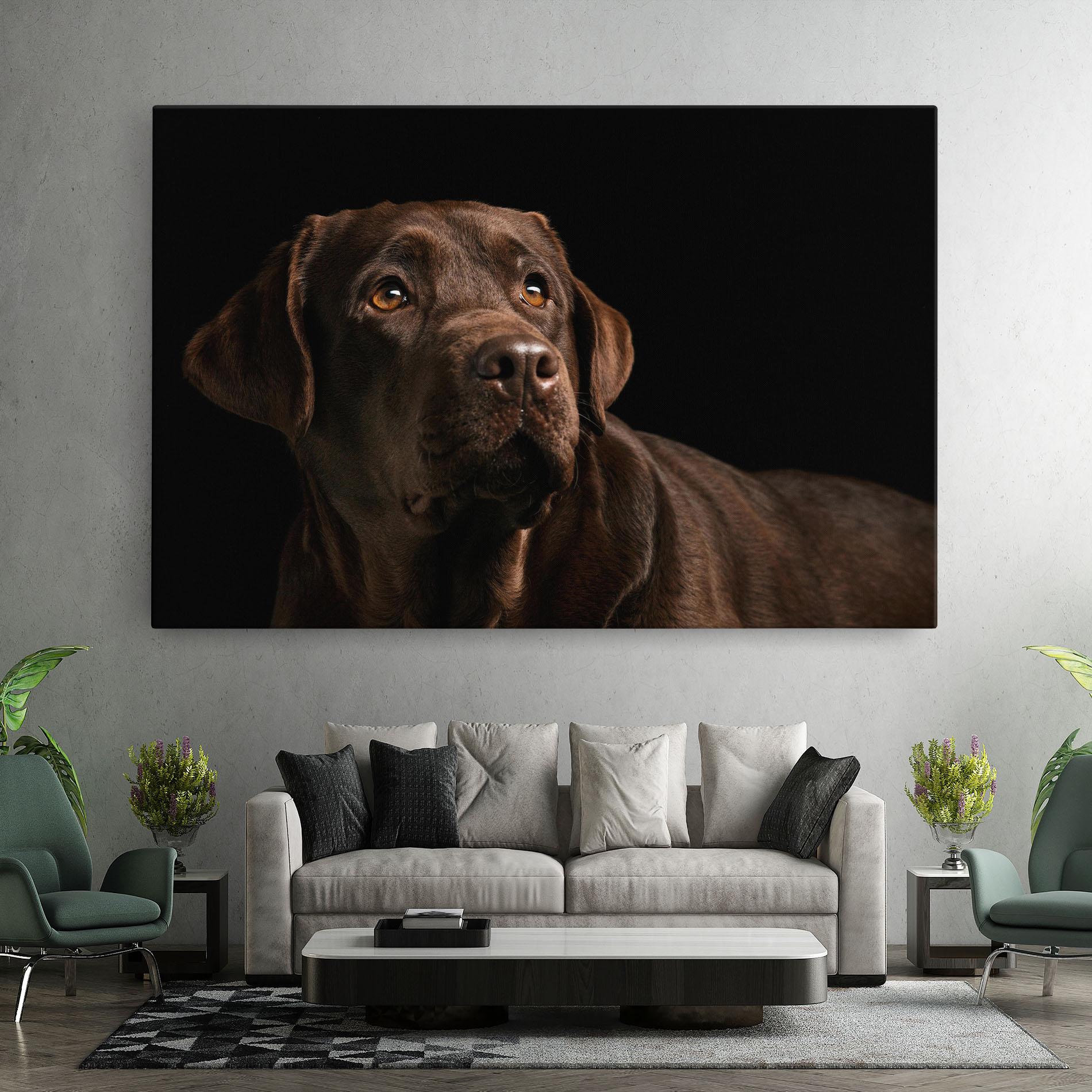 Картина на платно Brown Labrador mockup 7