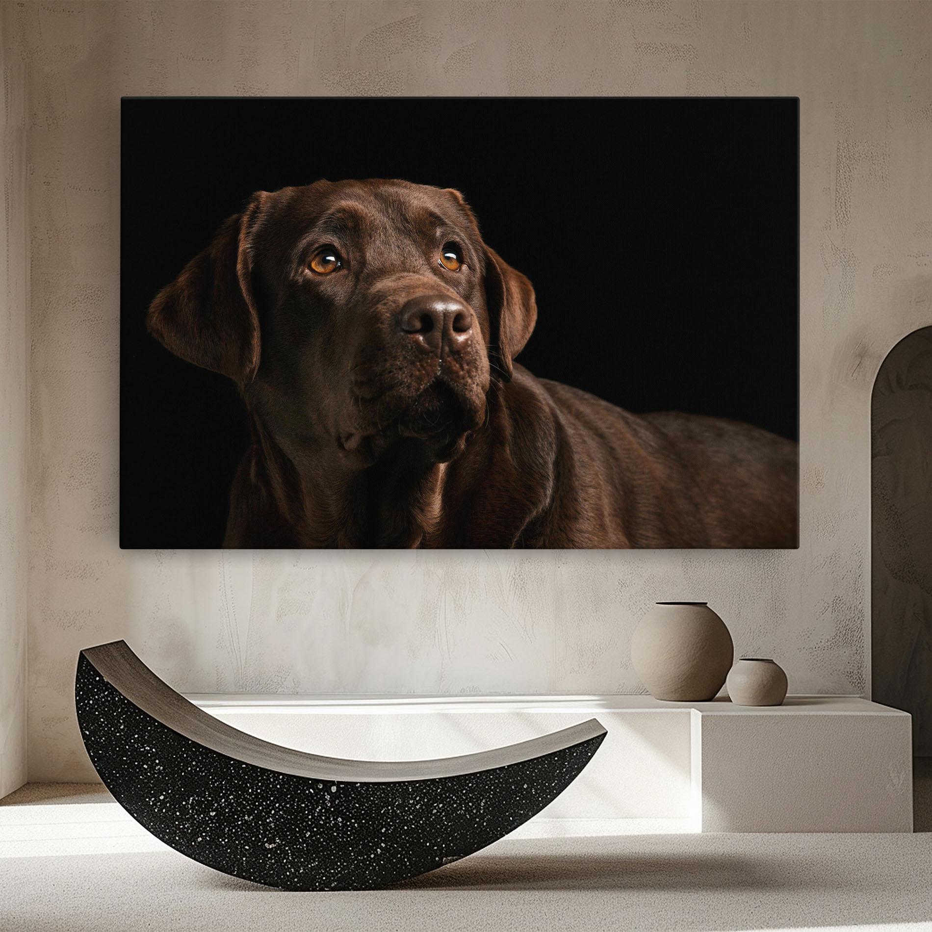 Картина на платно Brown Labrador mockup 8