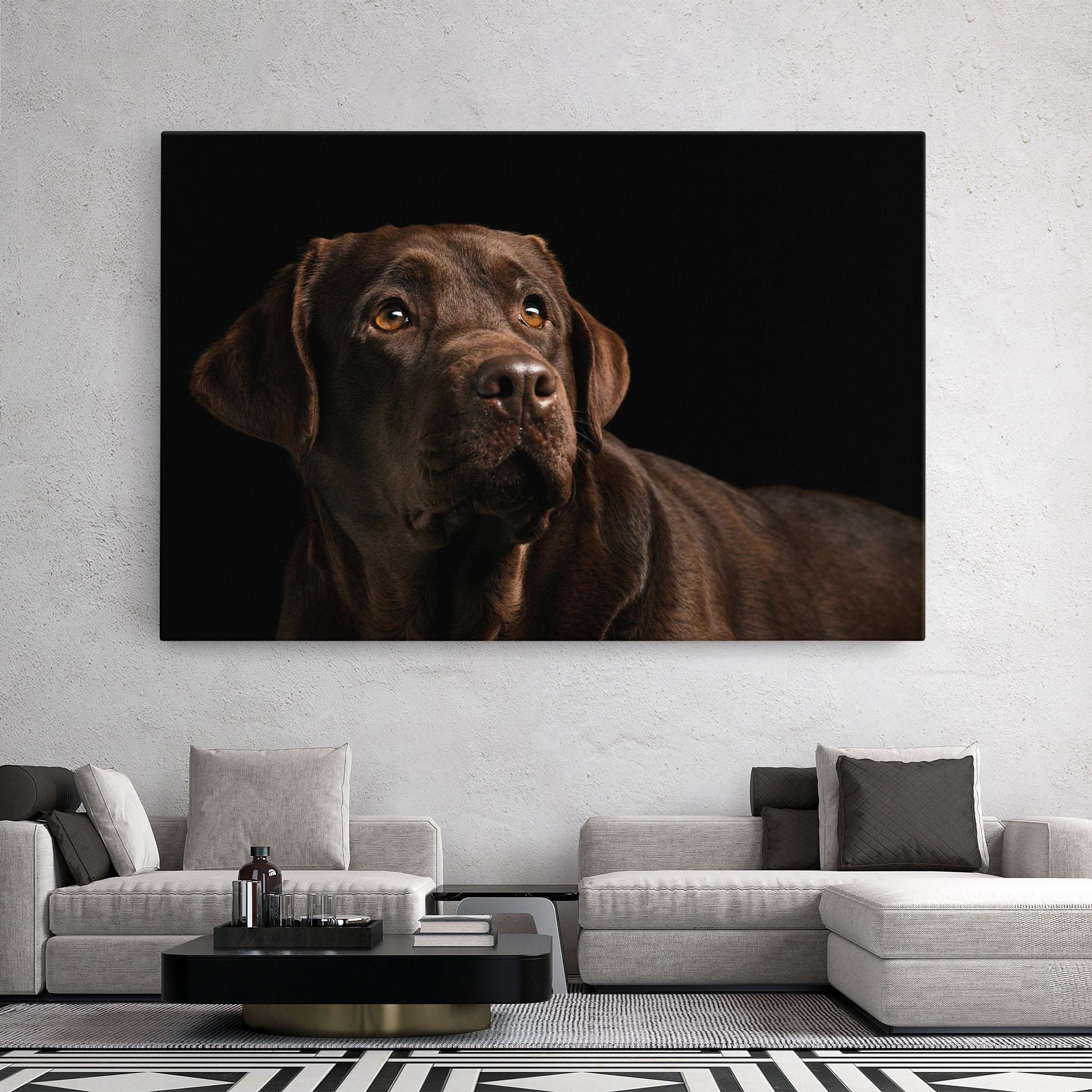 Картина на платно Brown Labrador mockup 2