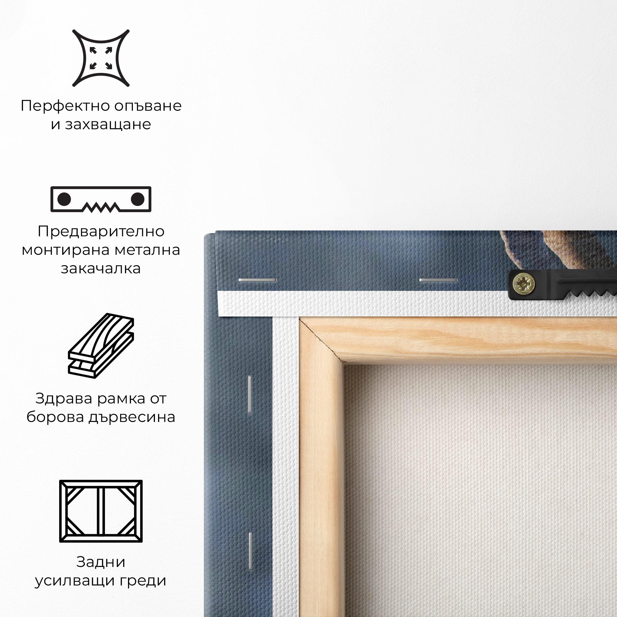 Картина на платно Mountain Goat mockup 5