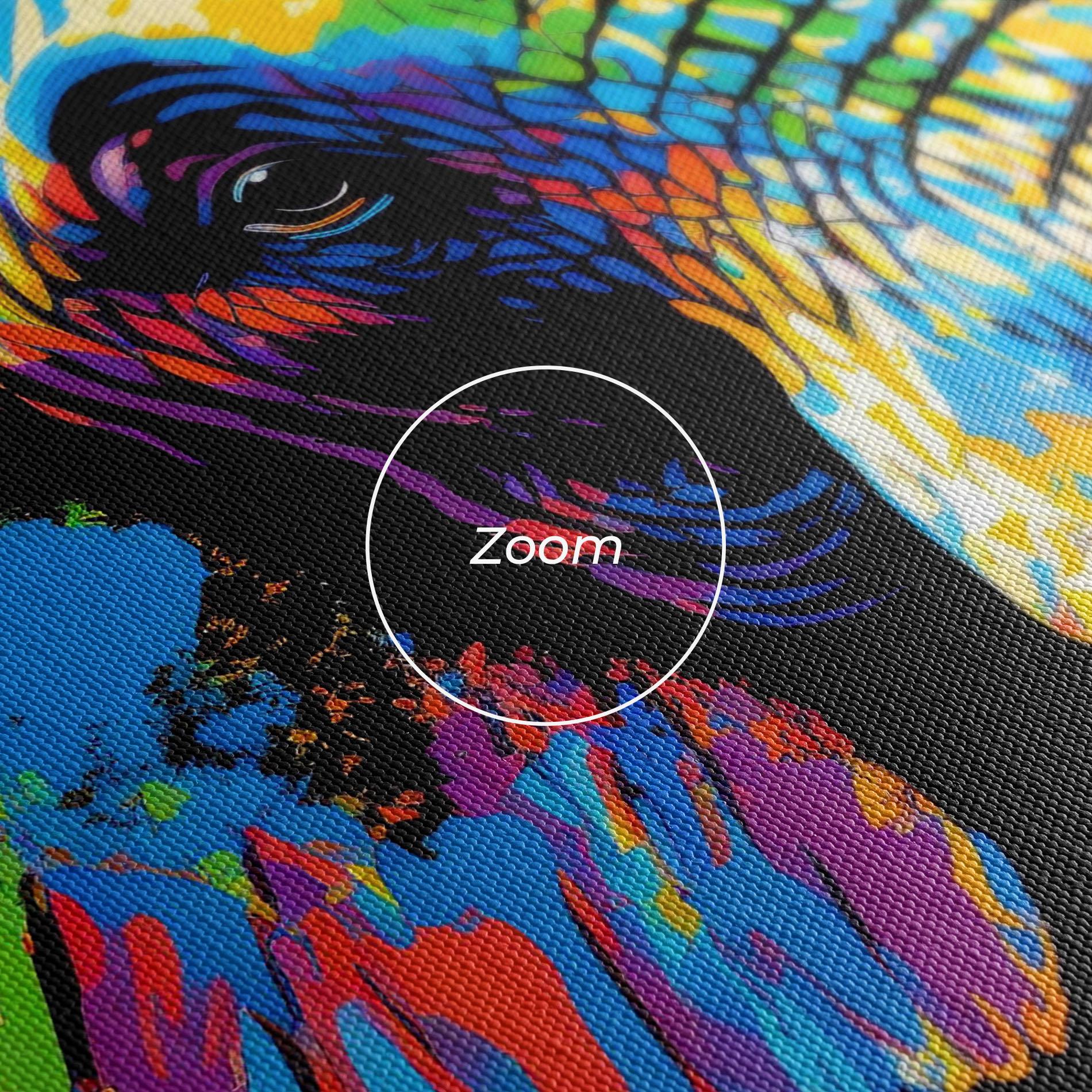 Картина на платно Elephant Portrait mockup 3