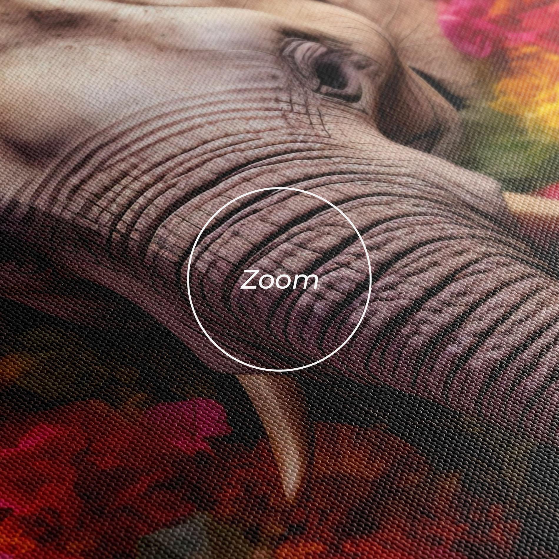 Картина на платно Flower Elephant mockup 3