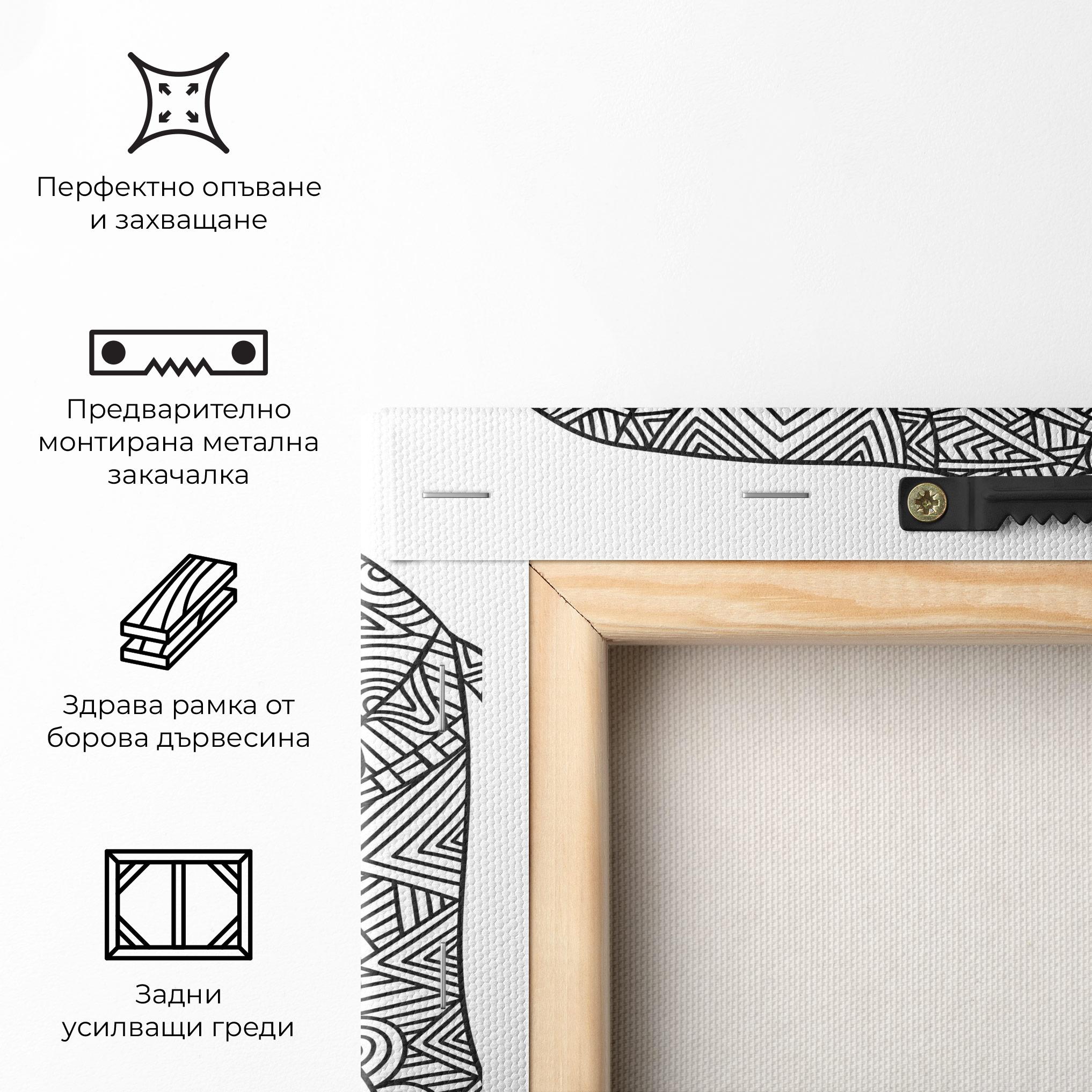 Картина на платно Elephant Mandala mockup 5