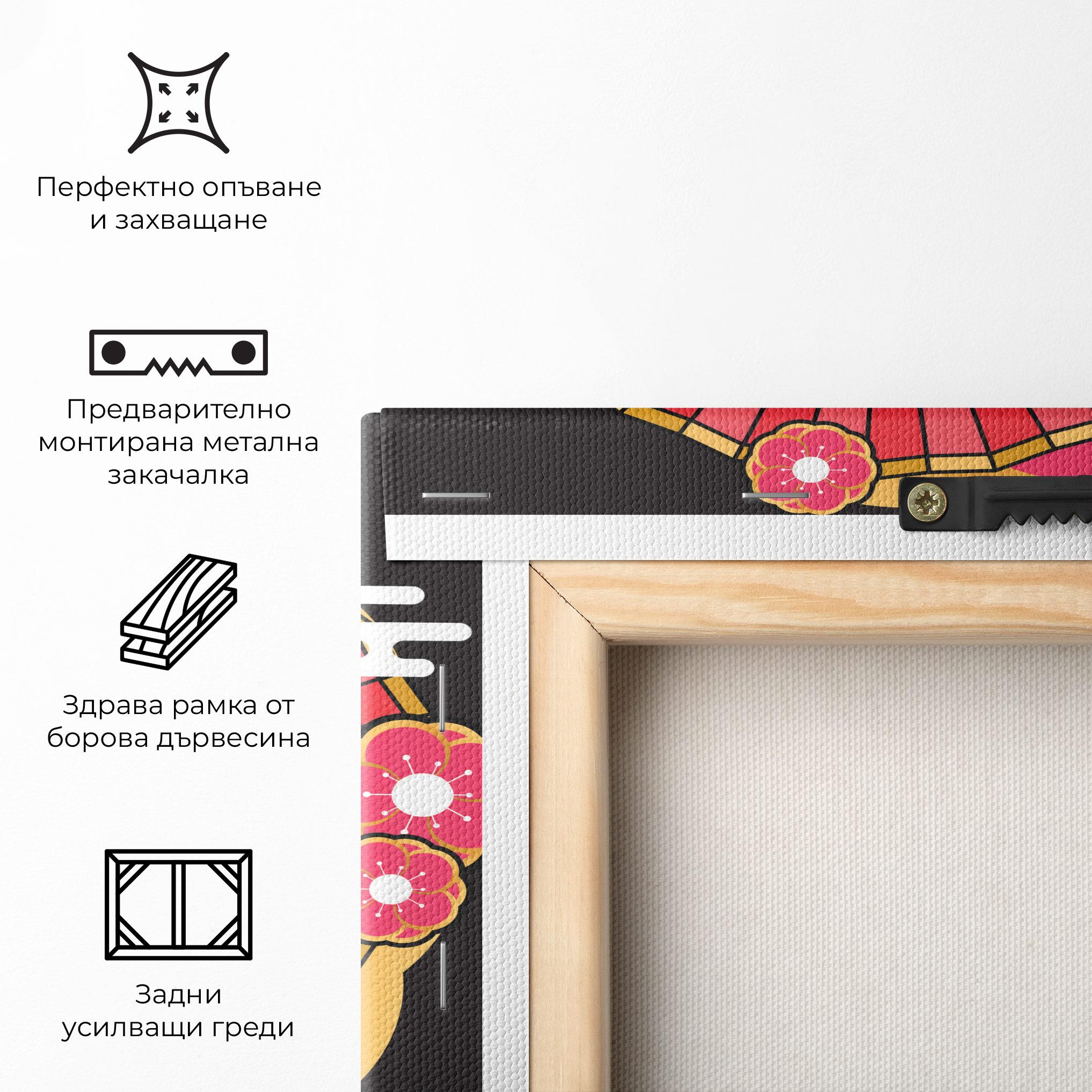 Картина на платно Elephant On Pink mockup 5