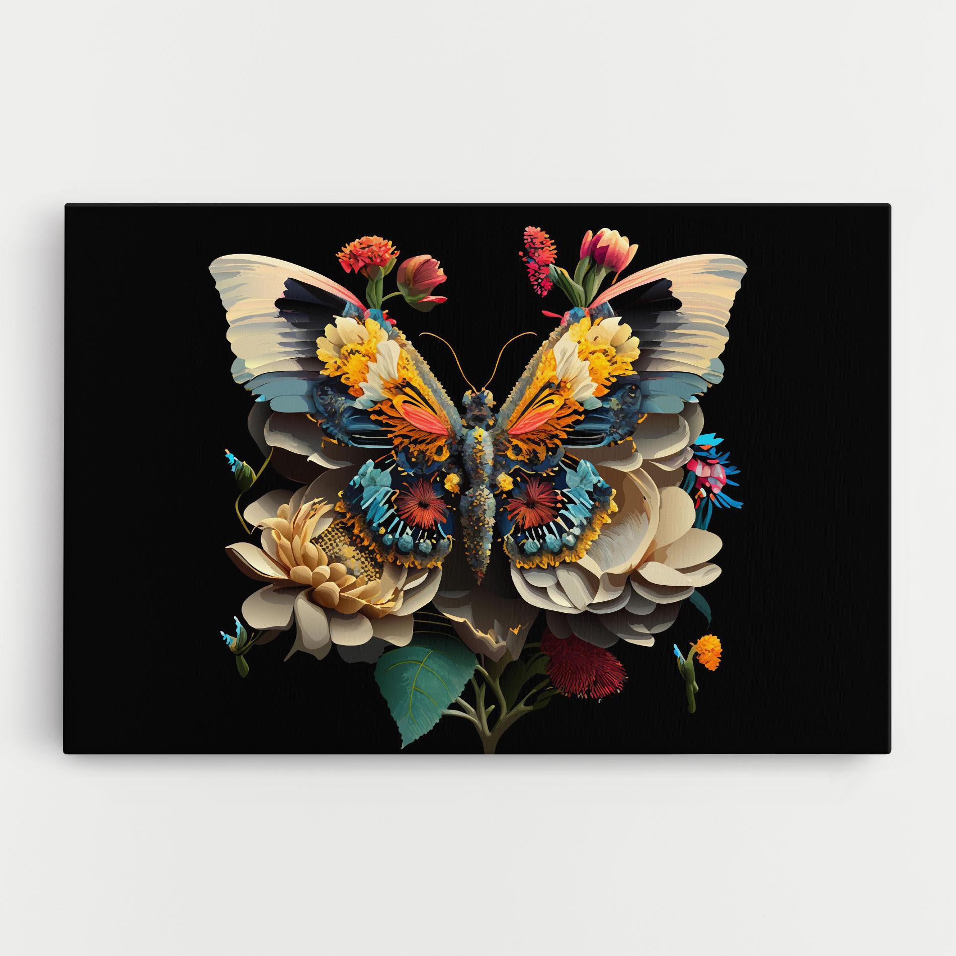 Картина на платно Colorful Butterfly mockup 0