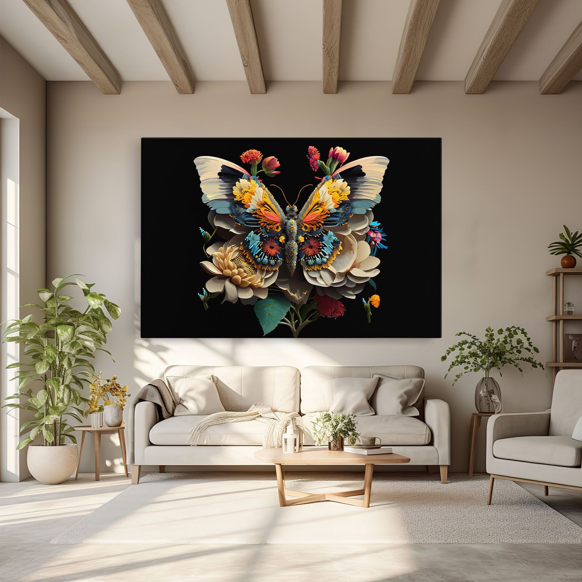Colorful Butterfly mockup 6