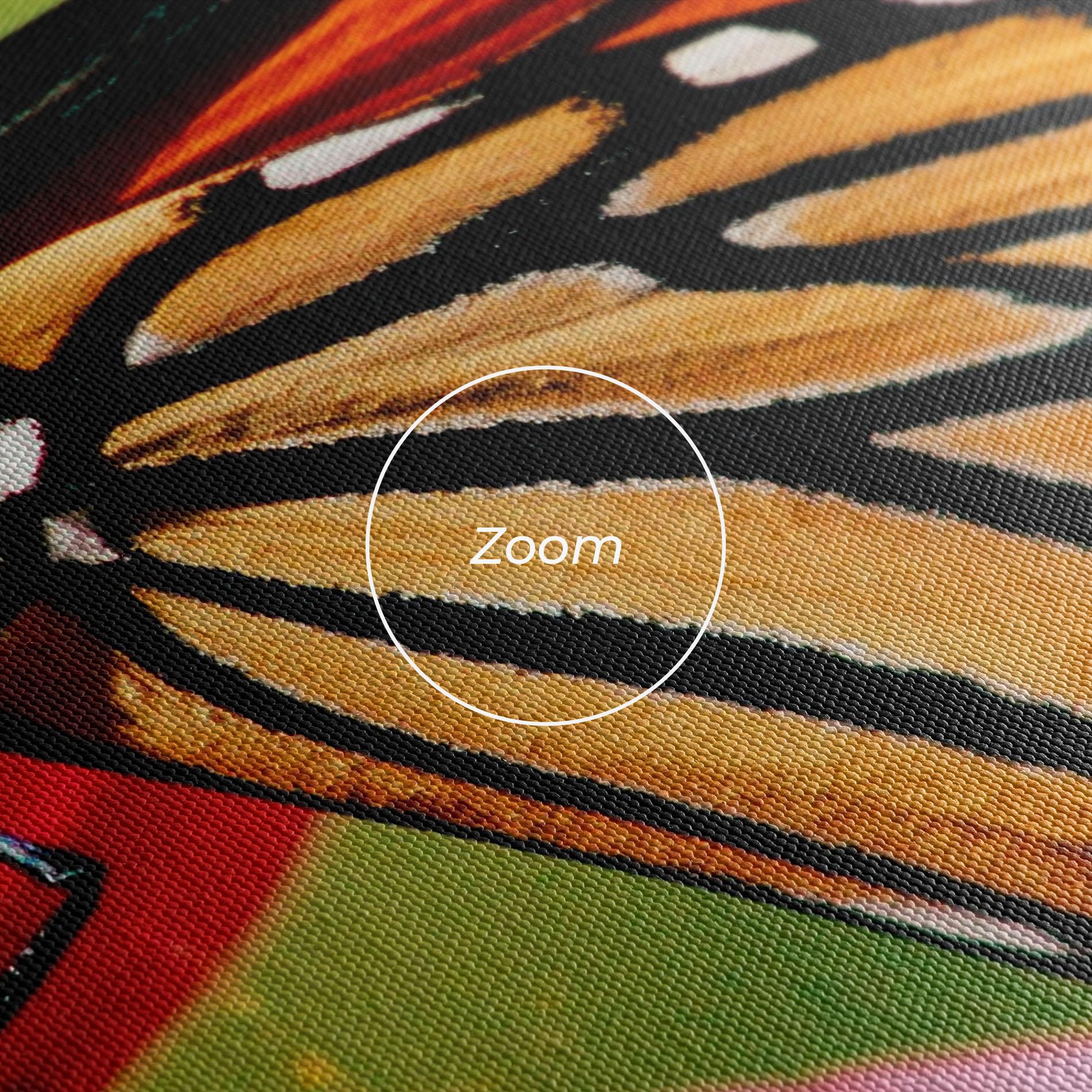Картина на платно Big Orange Butterfly mockup 3
