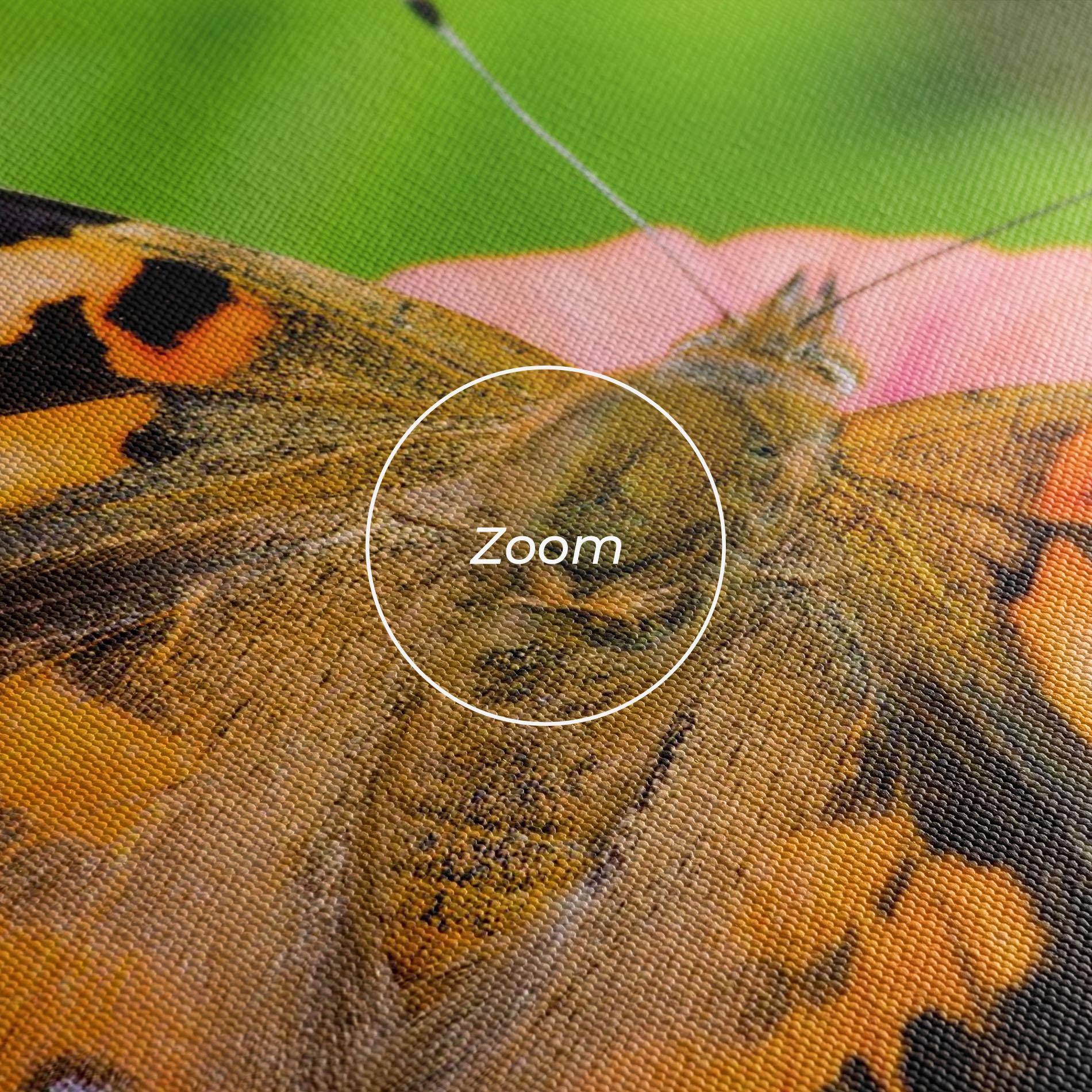 Картина на платно Butterfly On Flower mockup 3