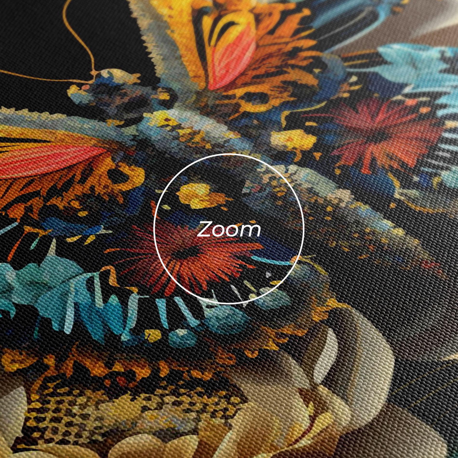 Картина на платно Colorful Butterfly mockup 3