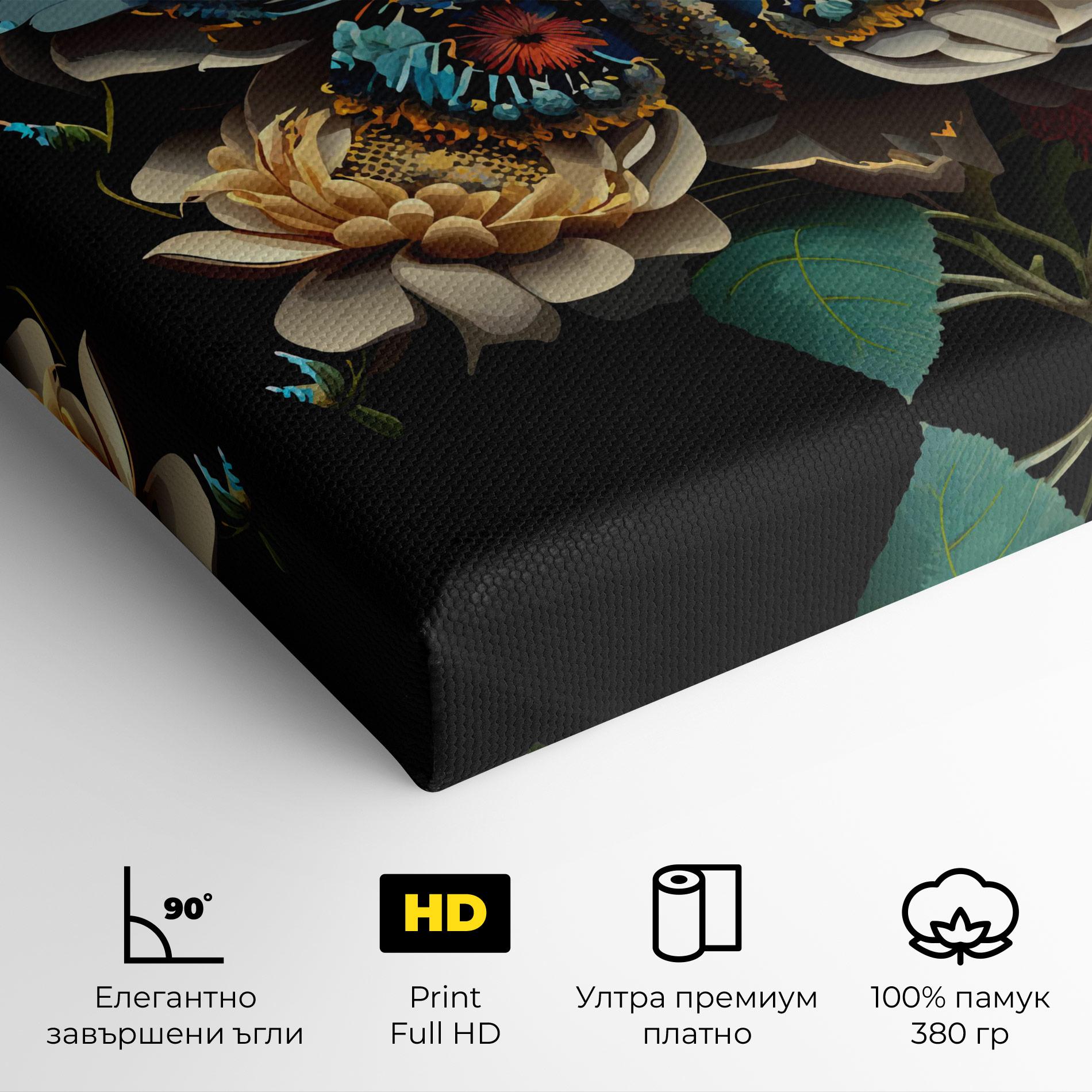 Картина на платно Colorful Butterfly mockup 4