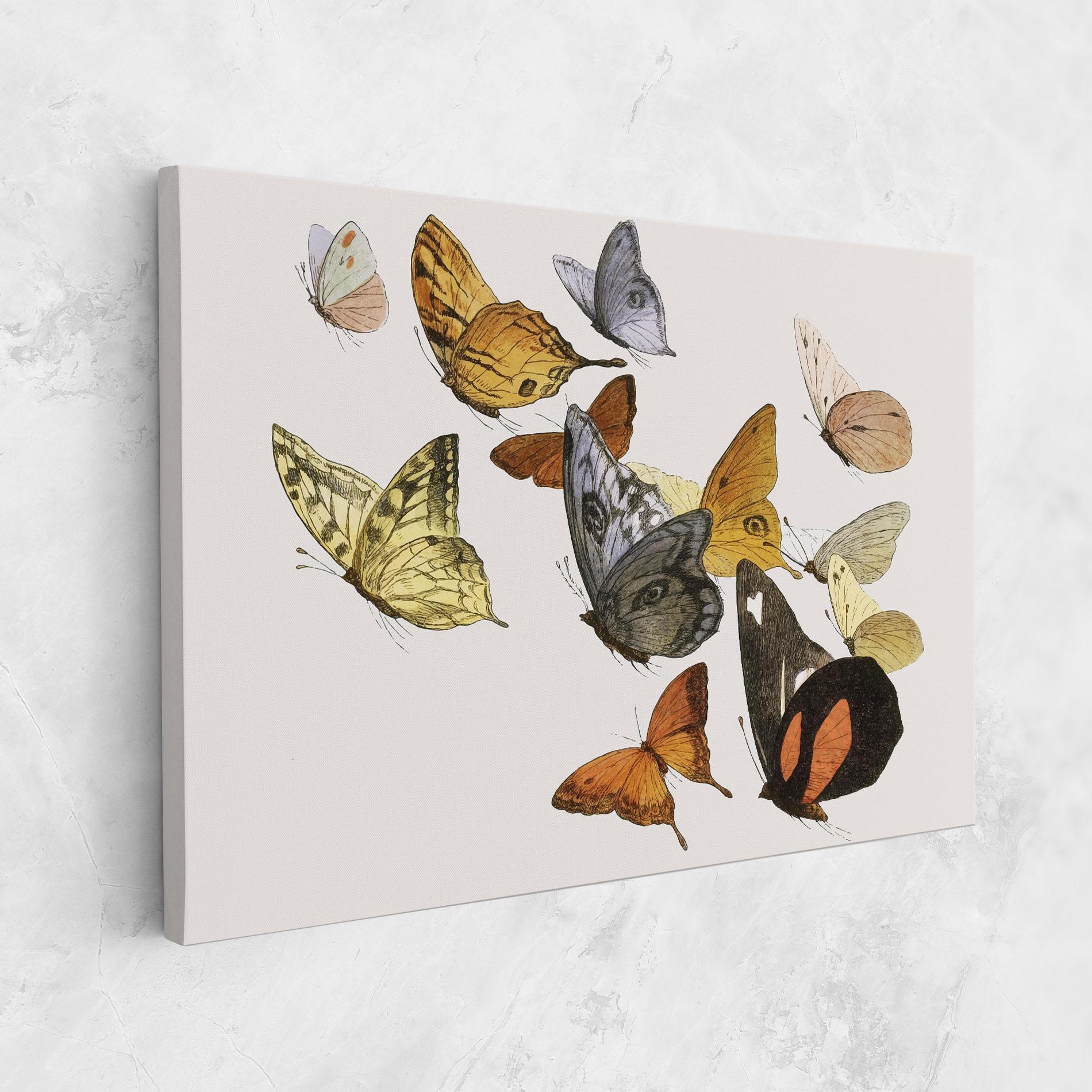 Картина на платно Butterfly Floating mockup 1