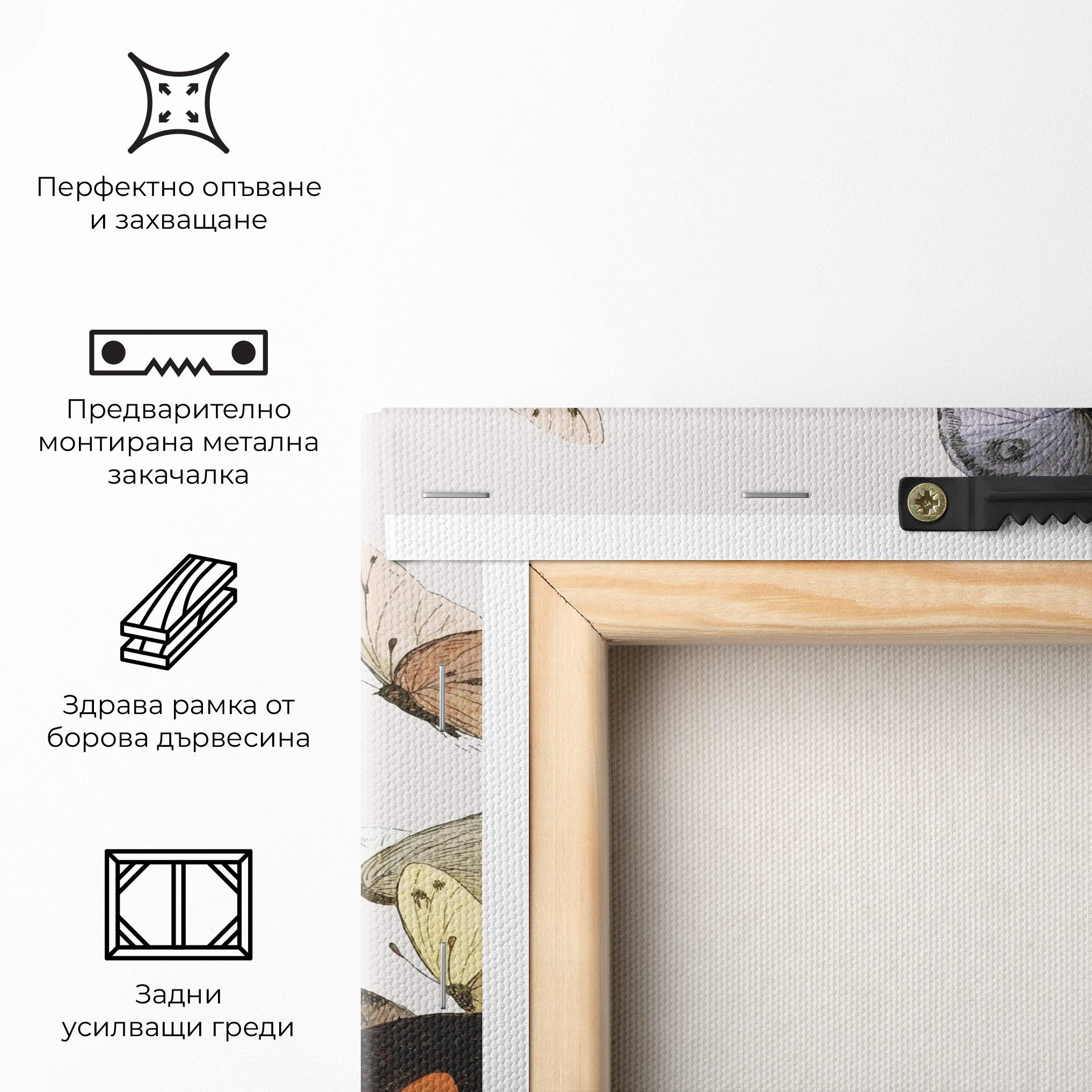 Картина на платно Butterfly Floating mockup 5