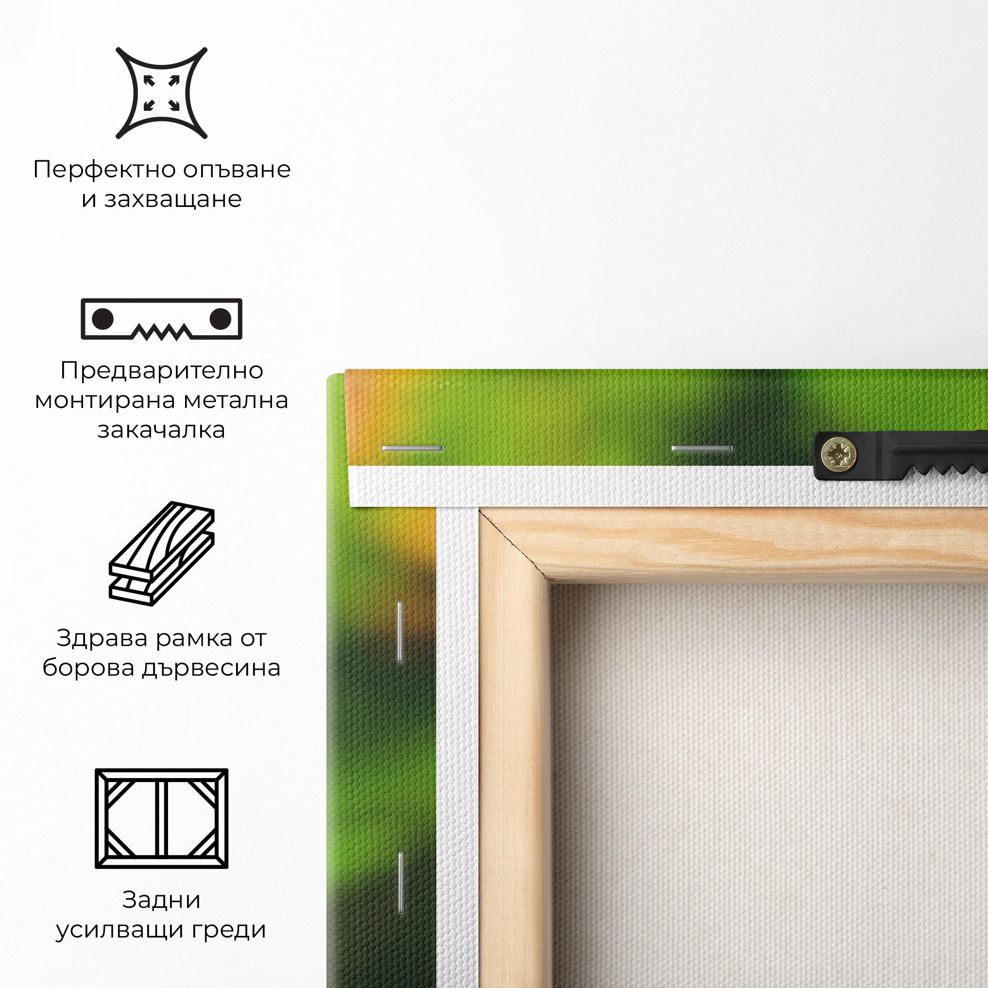 Картина на платно Butterfly On Flower mockup 5