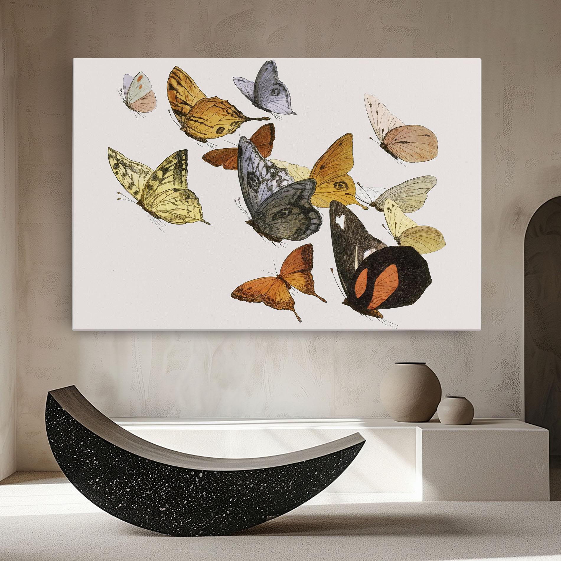 Картина на платно Butterfly Floating mockup 8