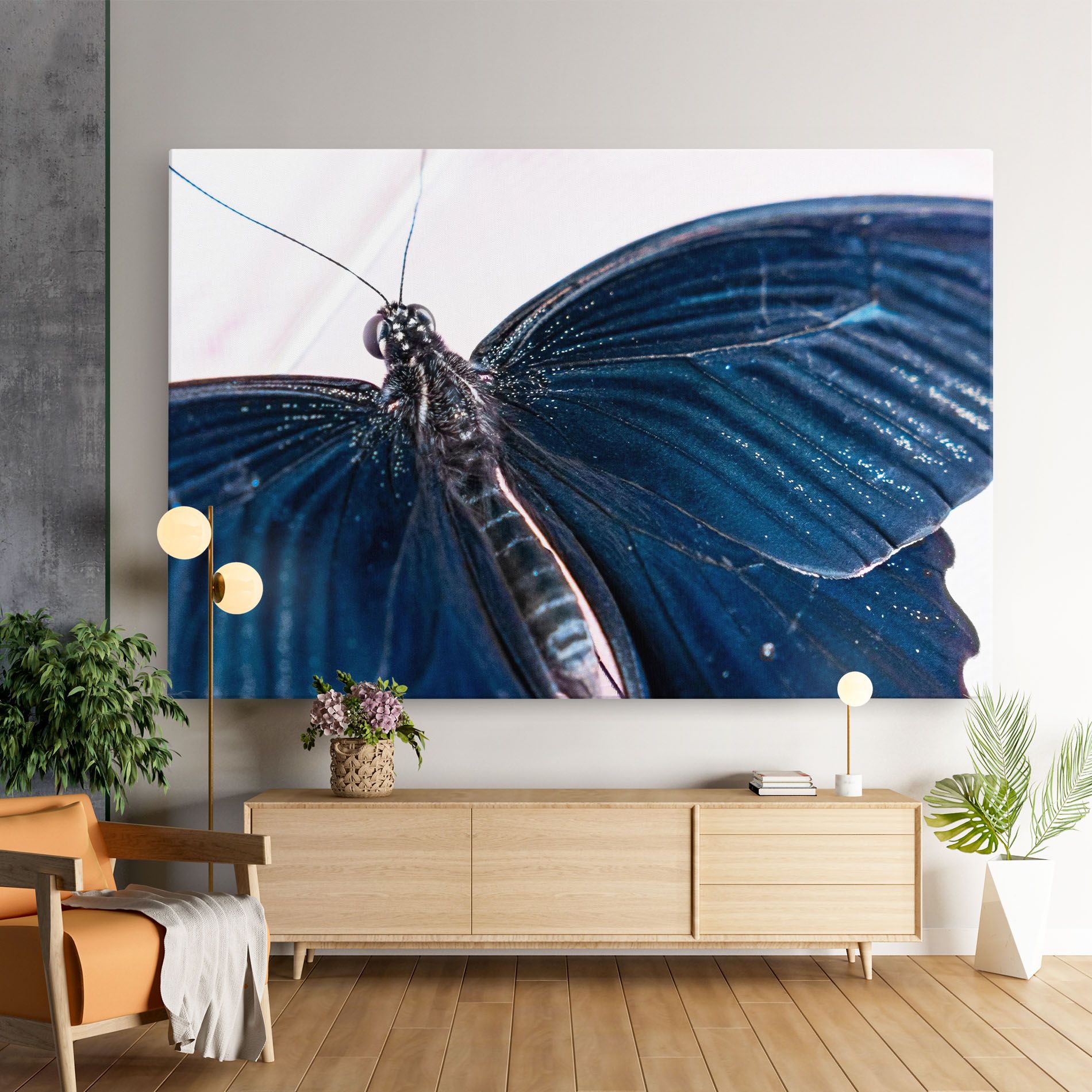 Blue Butterfly mockup 9