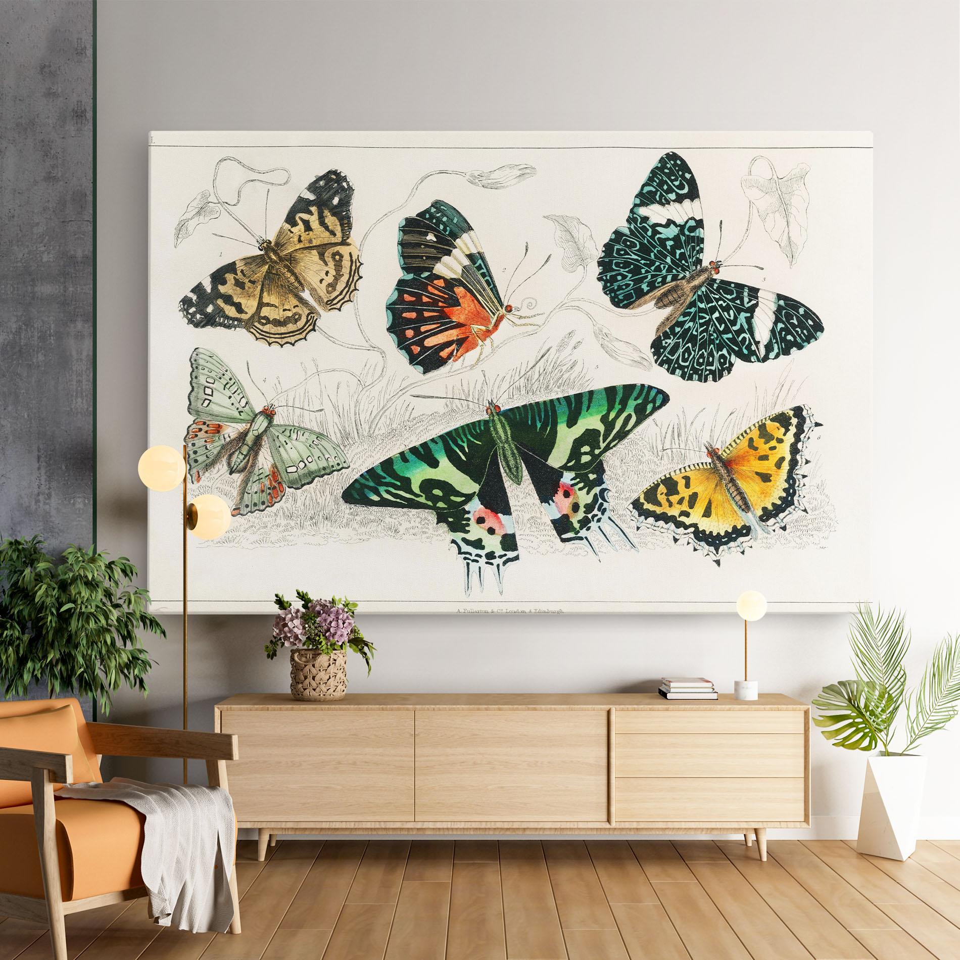 Картина на платно Butterfly Art mockup 9