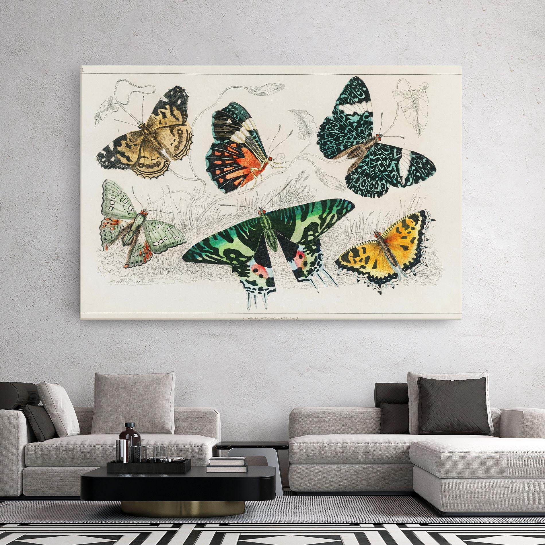Картина на платно Butterfly Art mockup 2