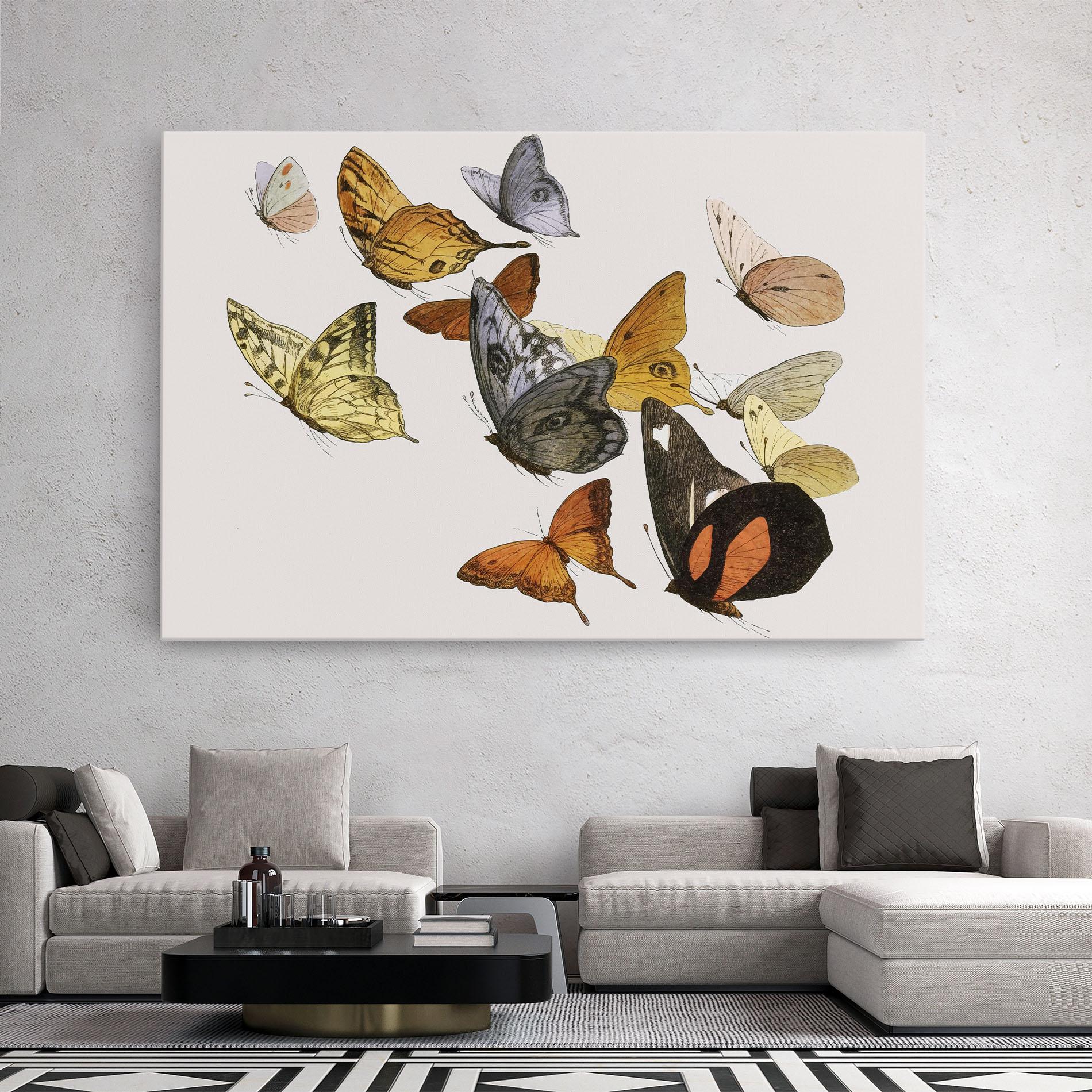 Картина на платно Butterfly Floating mockup 2