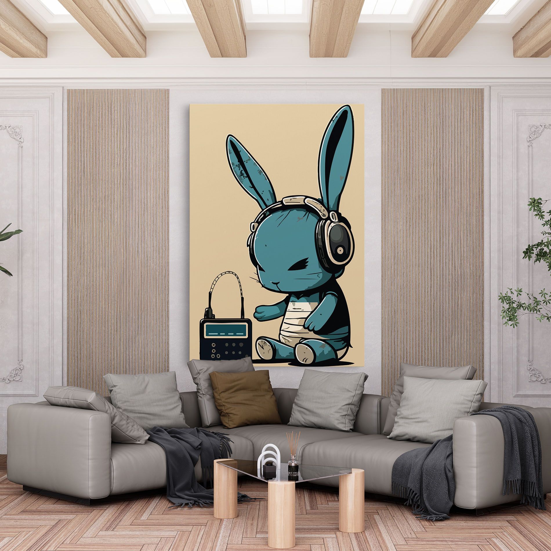 Blue Baby Bunny mockup 6