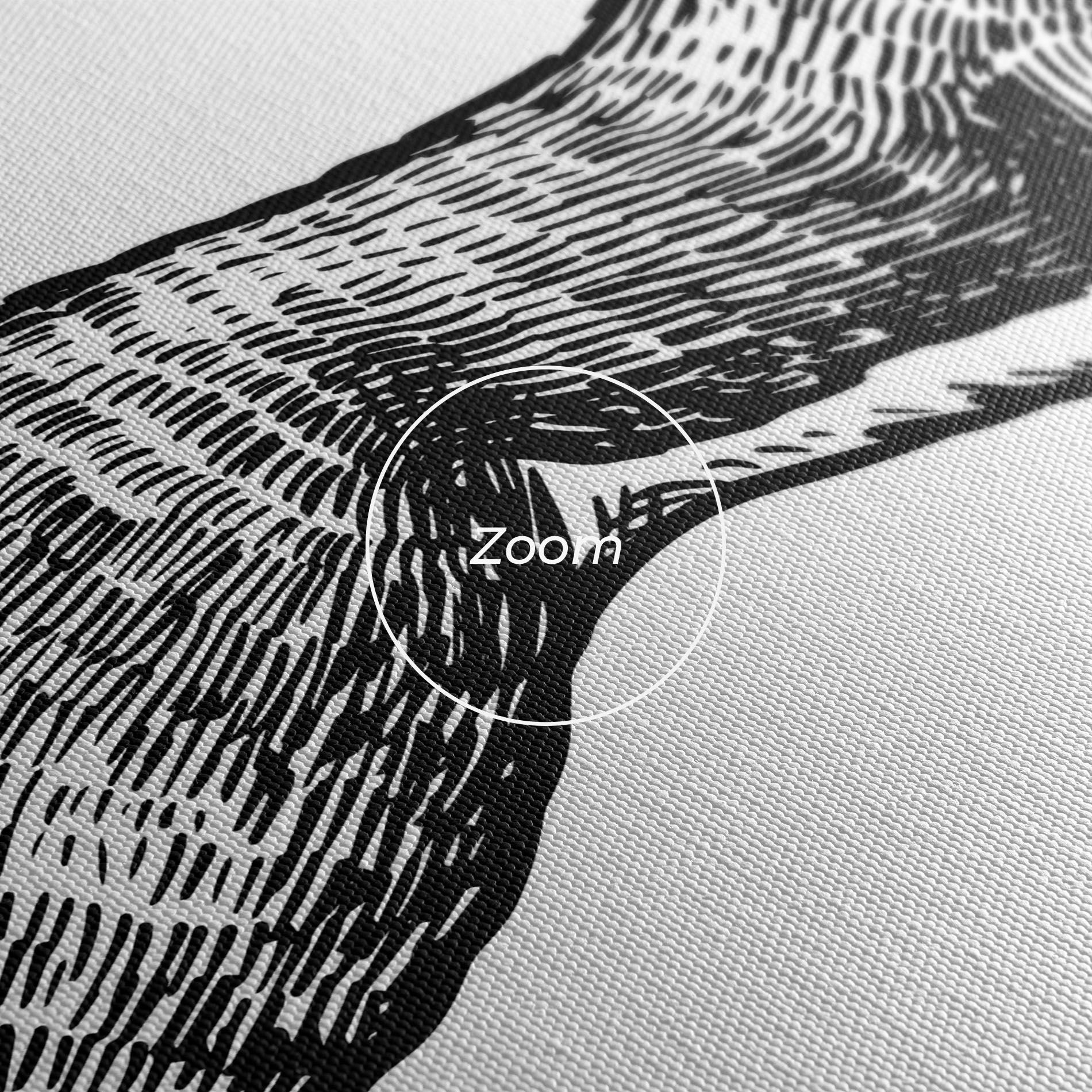 Black Line Bunny mockup 3