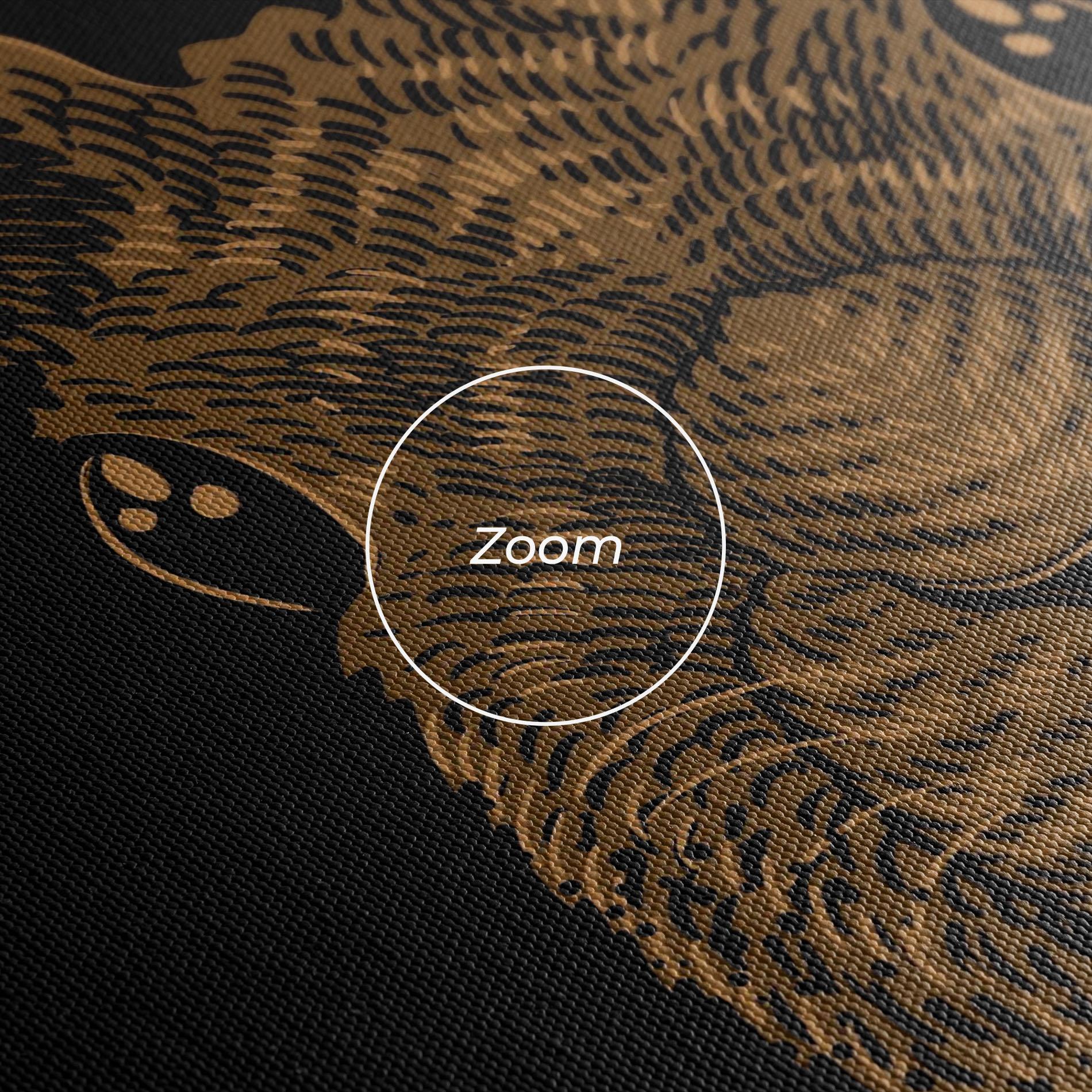 Картина на платно Brown Bunny mockup 3