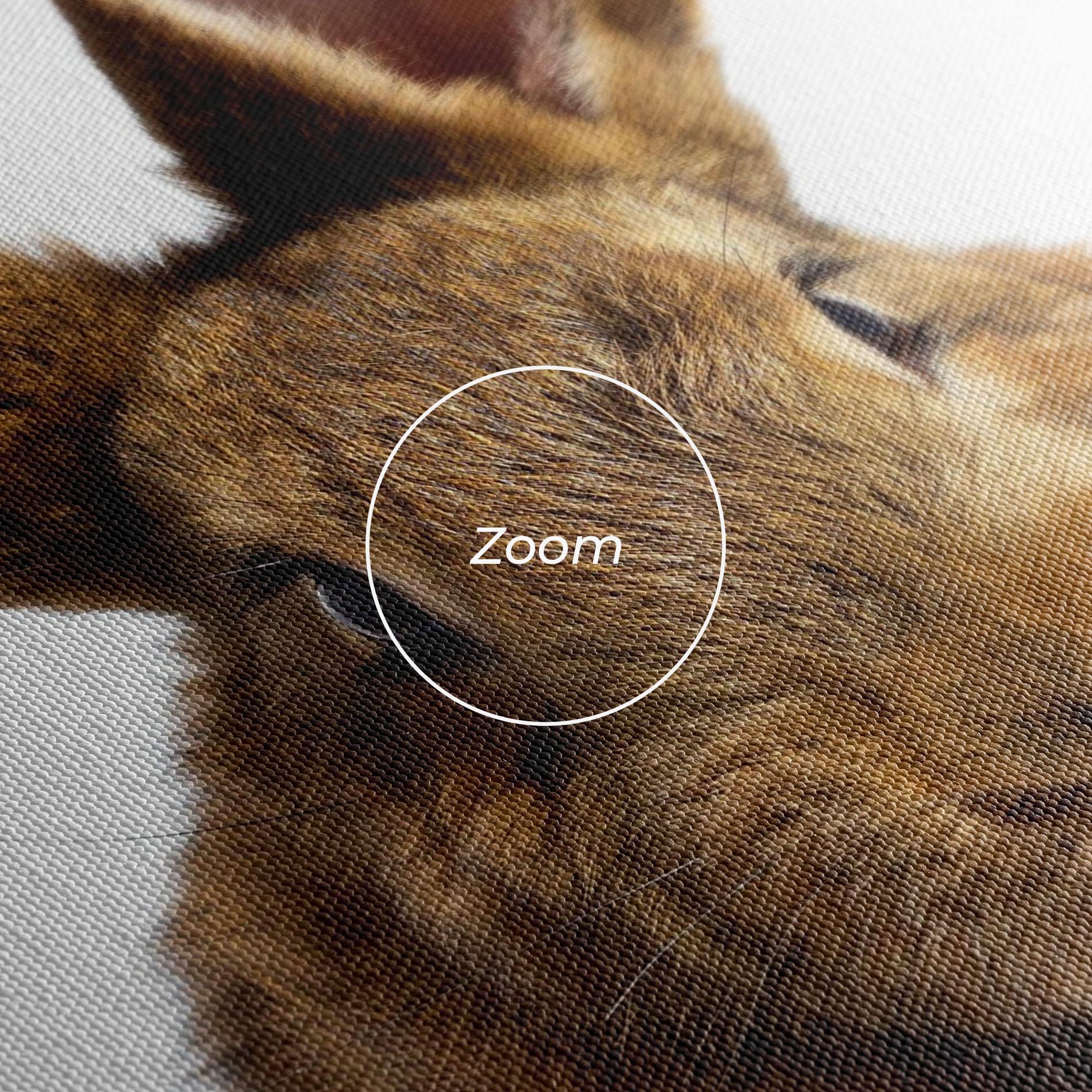 Картина на платно Brown Cute Bunny mockup 3