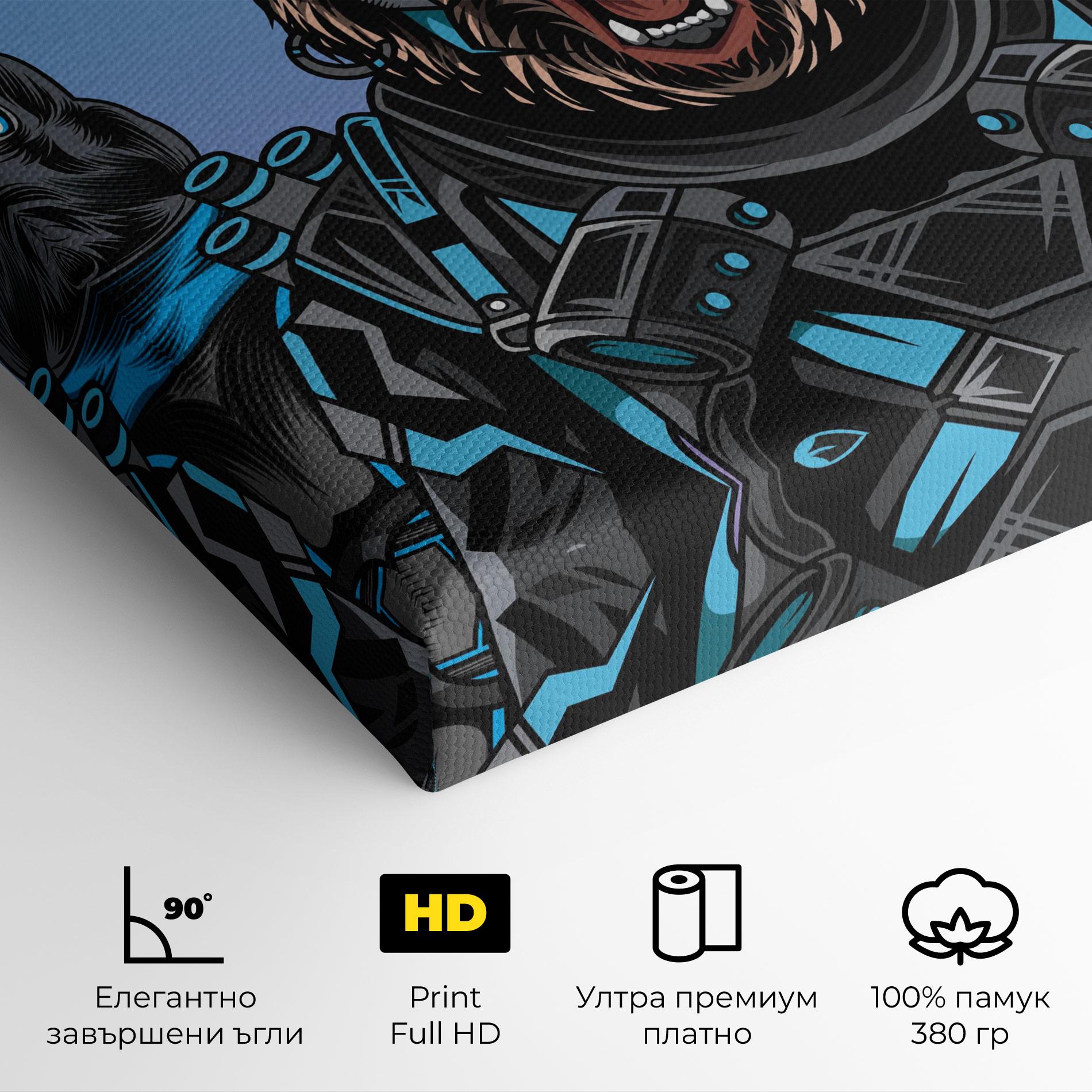 Картина на платно Bunny Bear mockup 4