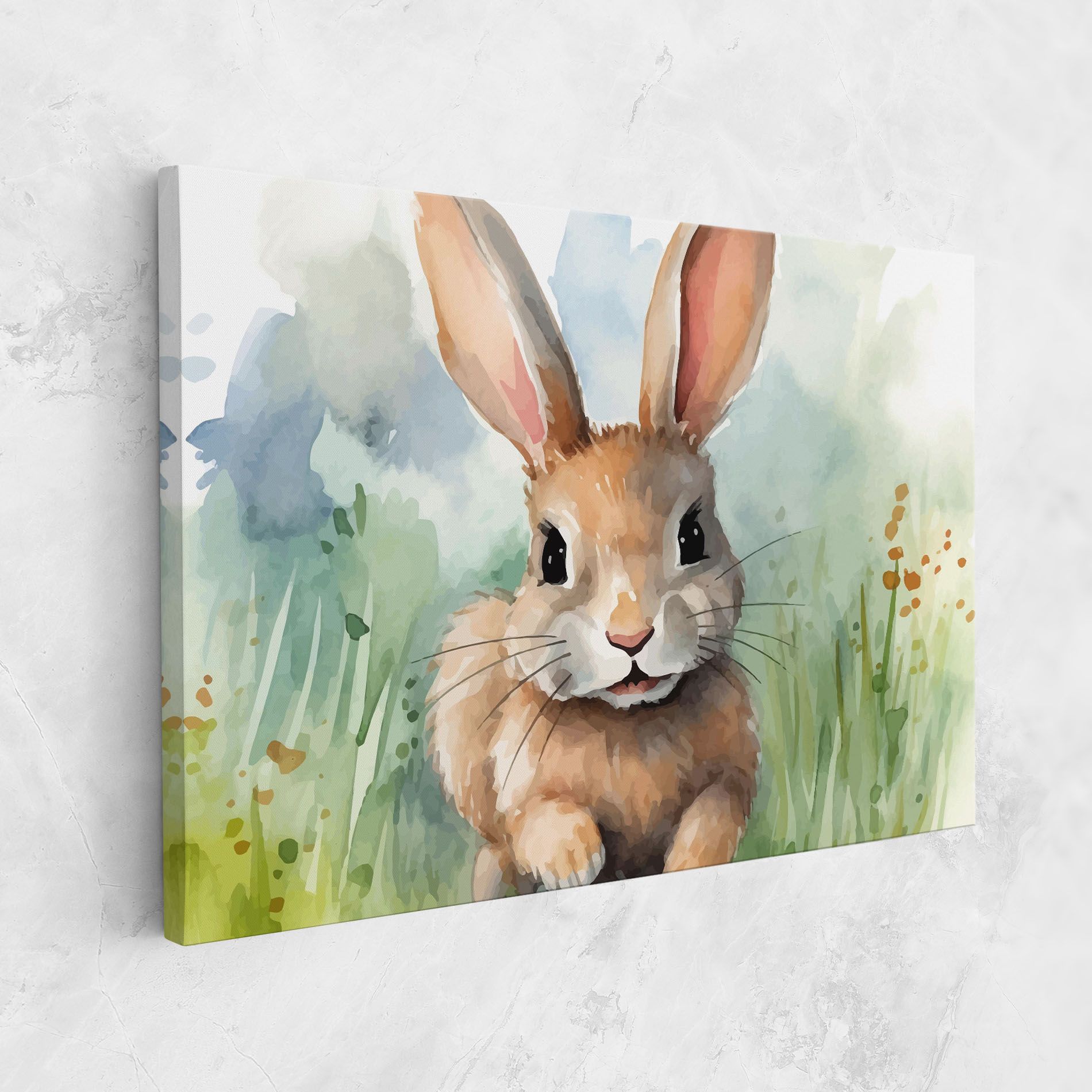 Brown Cream Bunny mockup 1