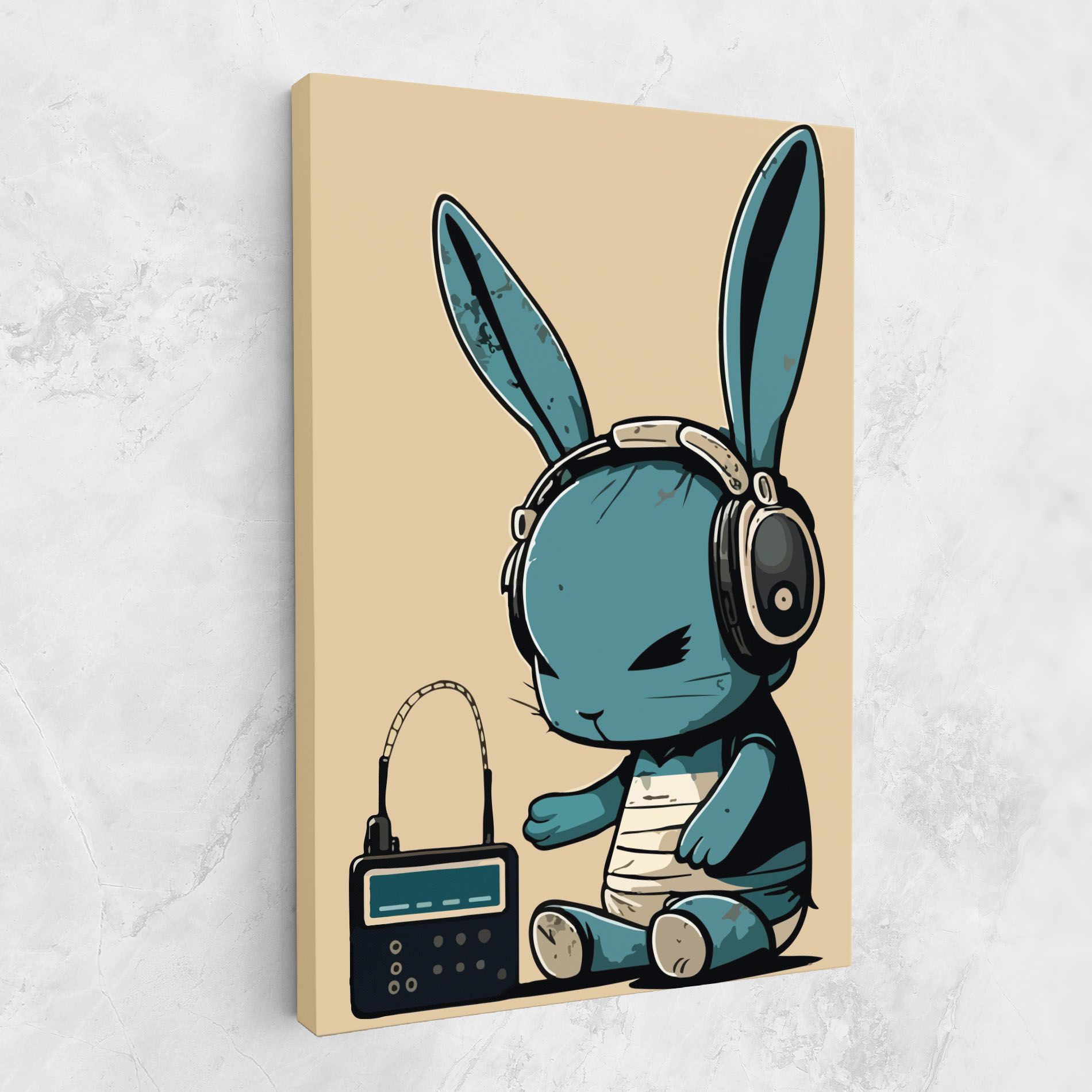 Blue Baby Bunny mockup 1