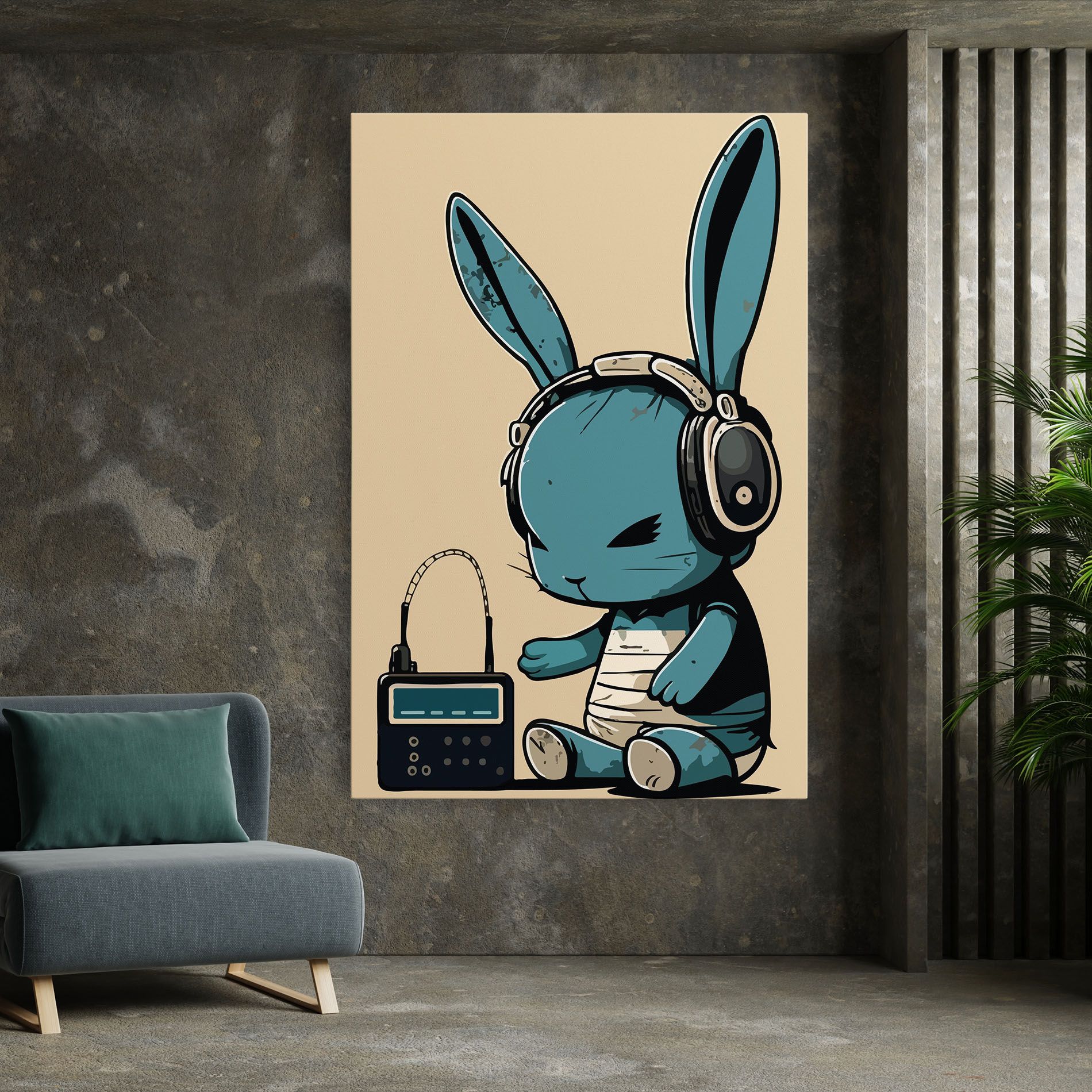 Blue Baby Bunny mockup 7