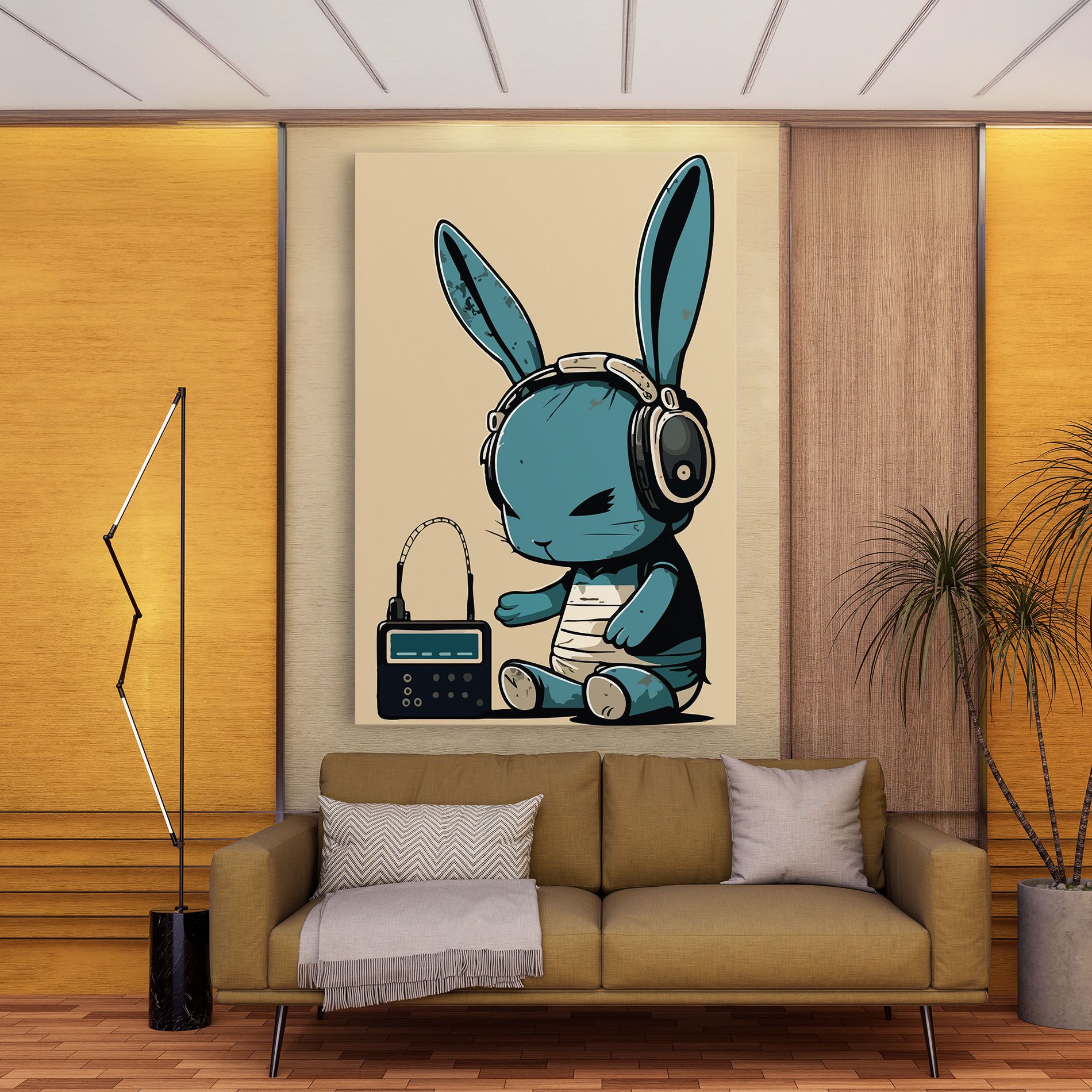 Blue Baby Bunny mockup 9