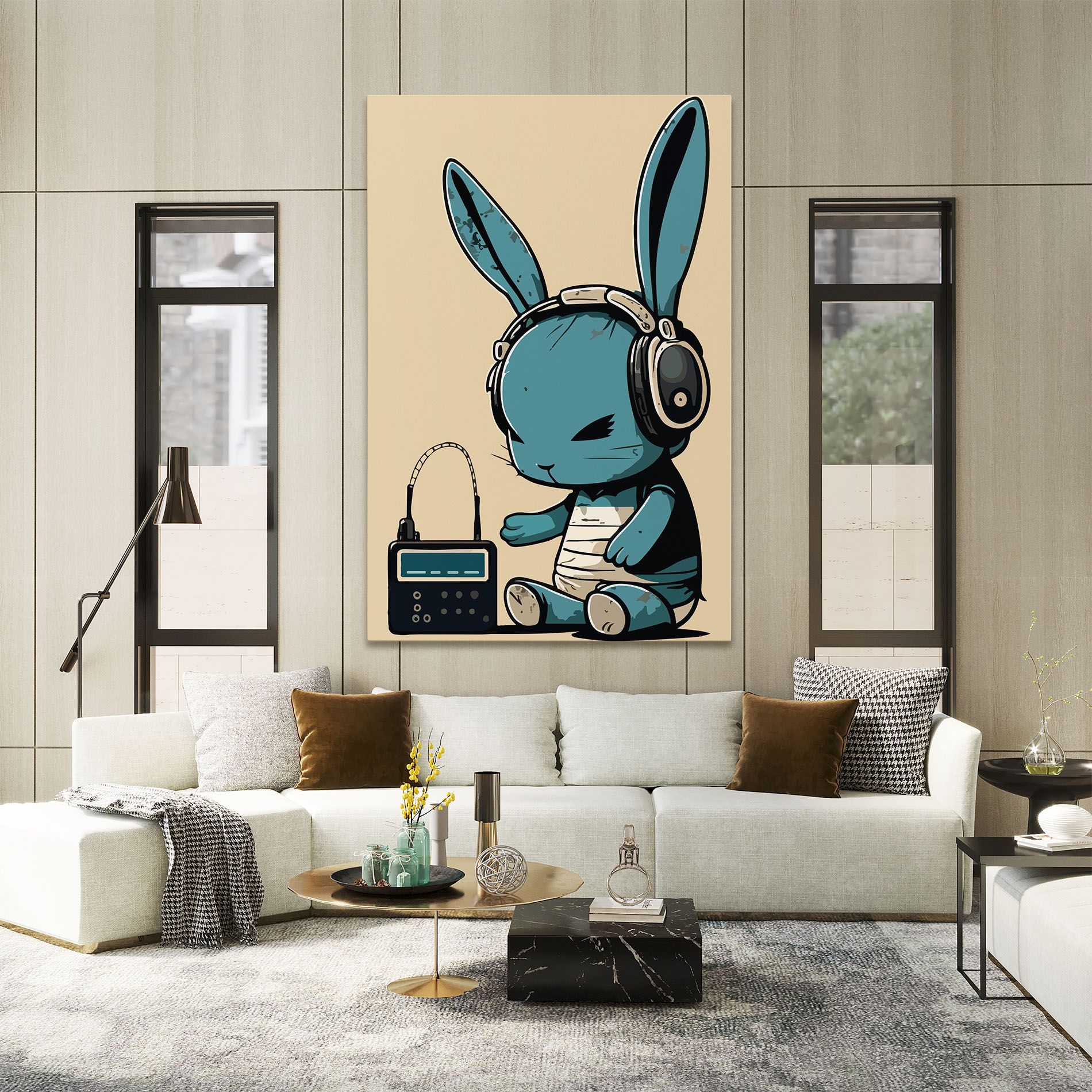 Blue Baby Bunny mockup 2