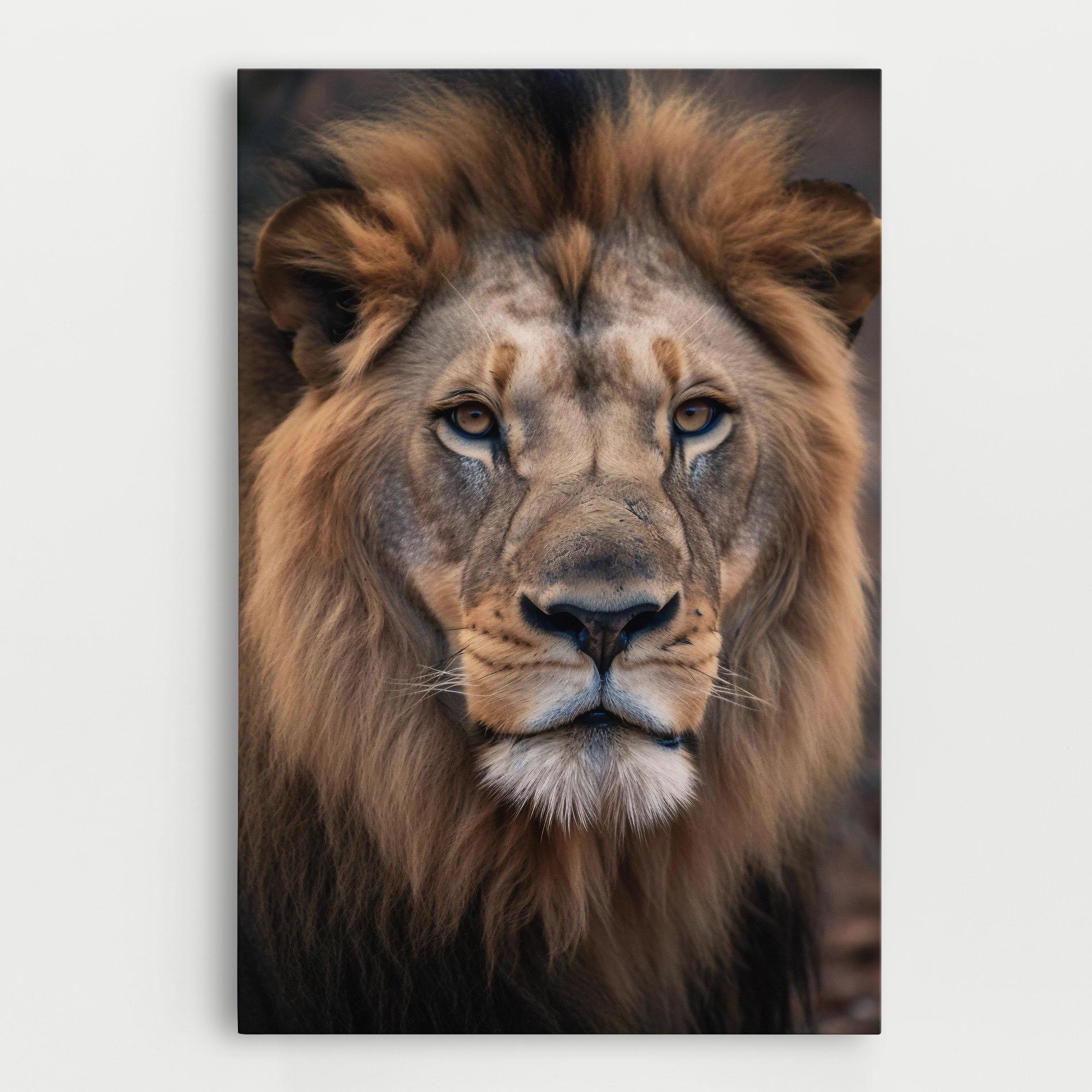 Картина на платно Wild Lion View mockup 0