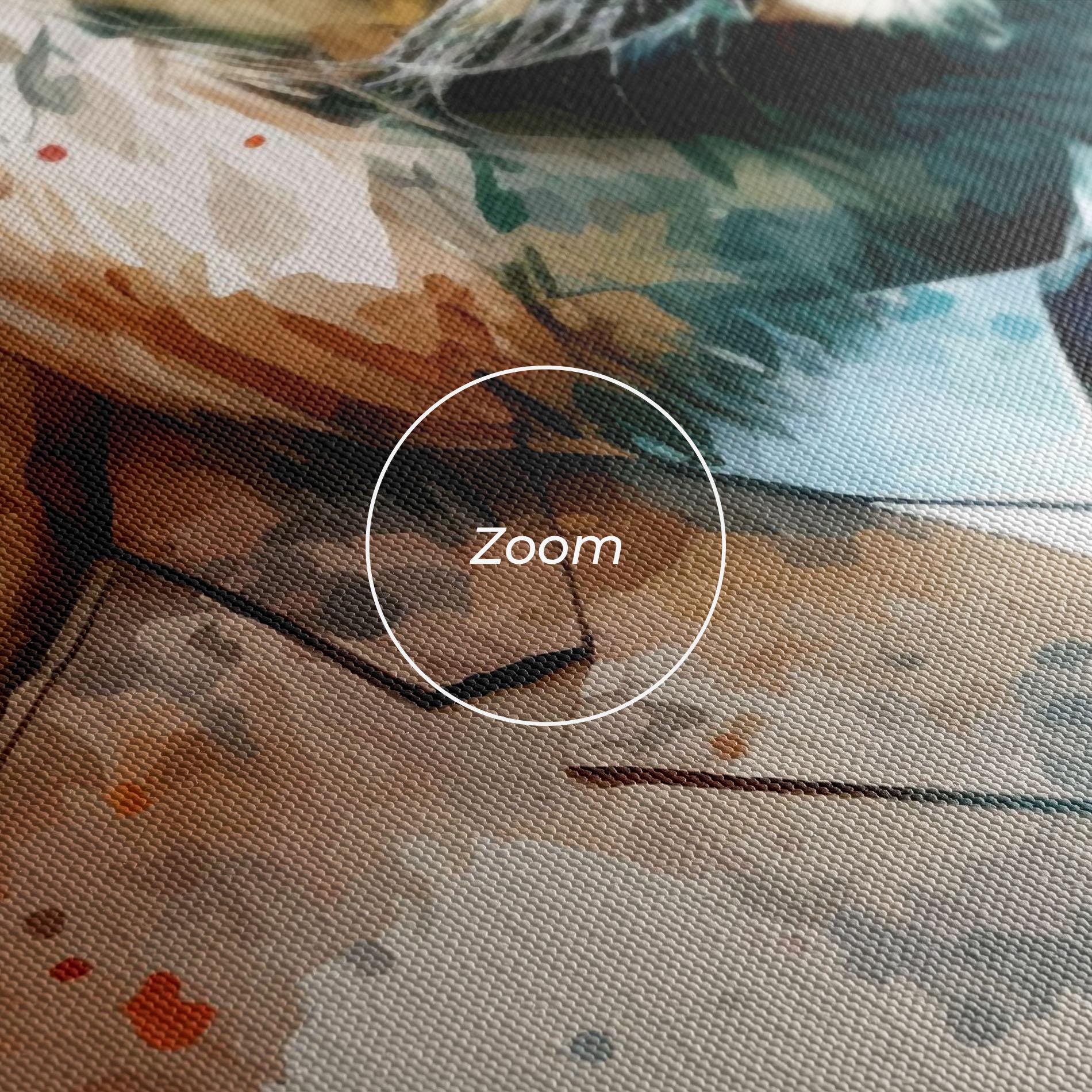 Картина на платно Brown Suit Lion mockup 3