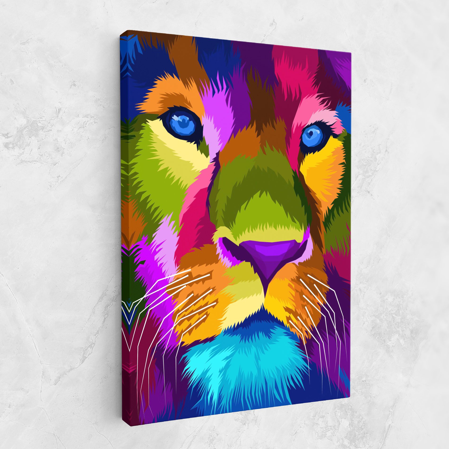 Color Lion Close Up mockup 1