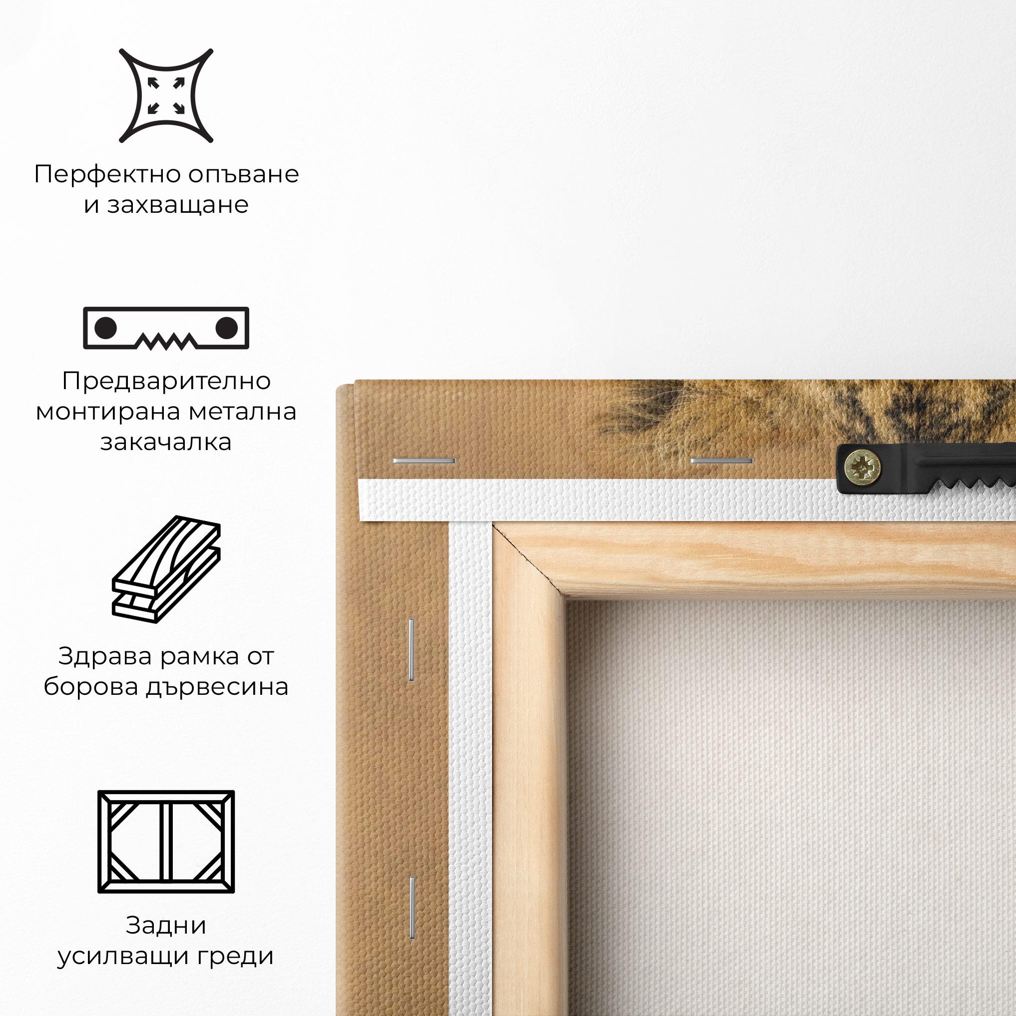 Картина на платно Baby Lion mockup 5