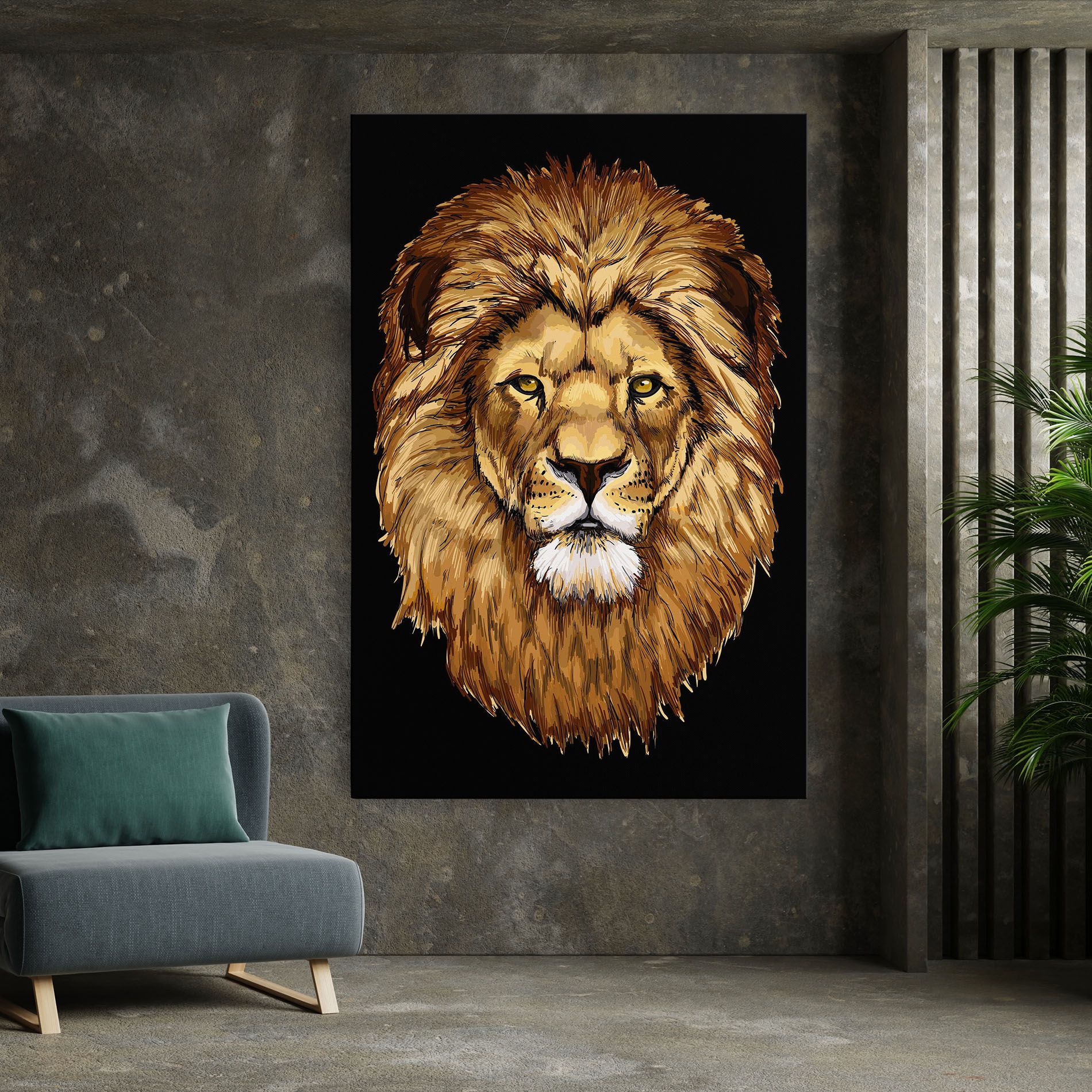 Lion Head mockup 7
