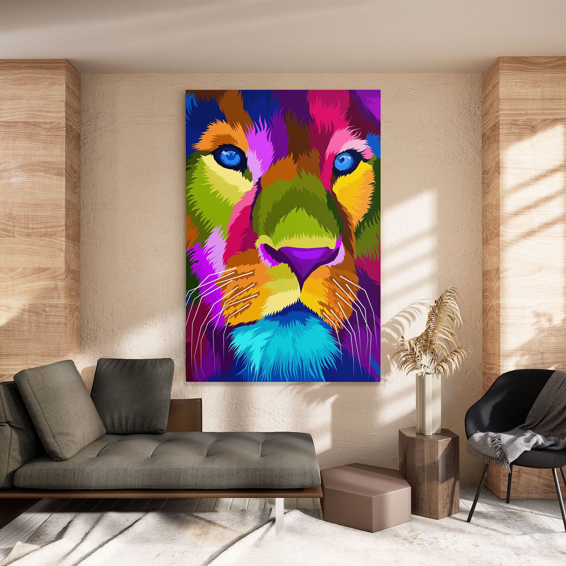Color Lion Close Up mockup 8