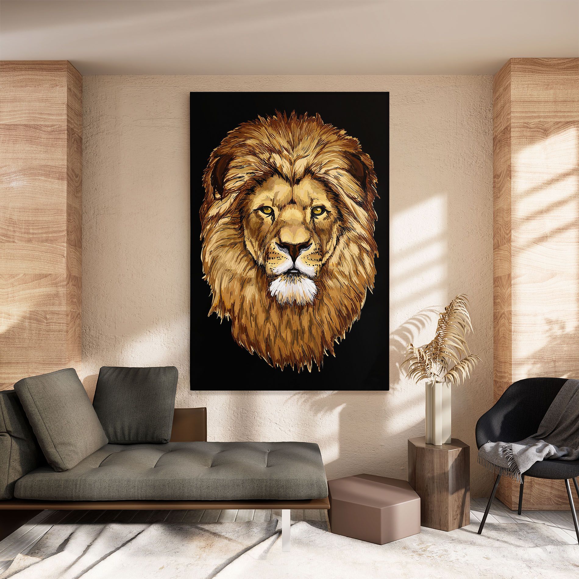 Lion Head mockup 8