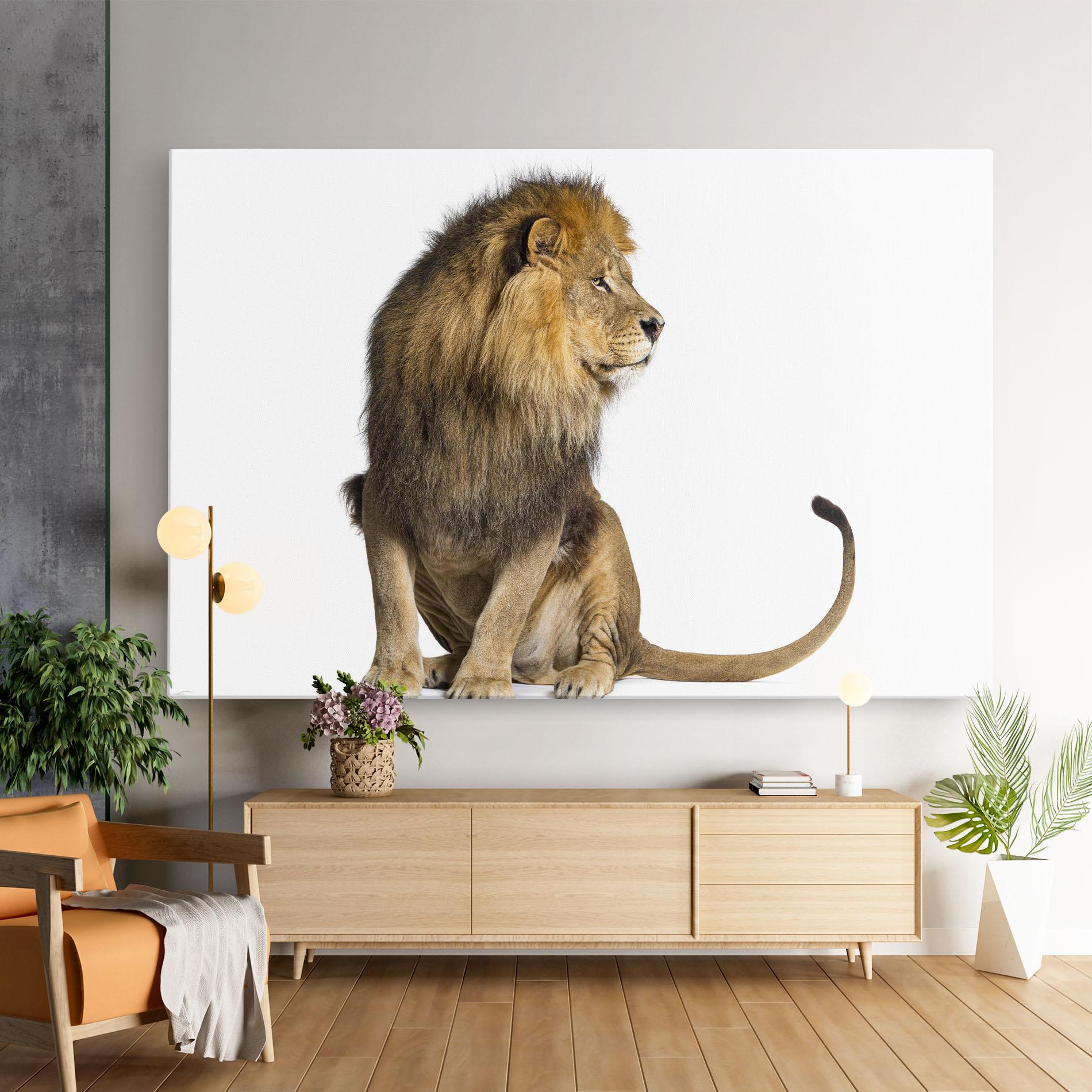 Картина на платно Big Lion mockup 9