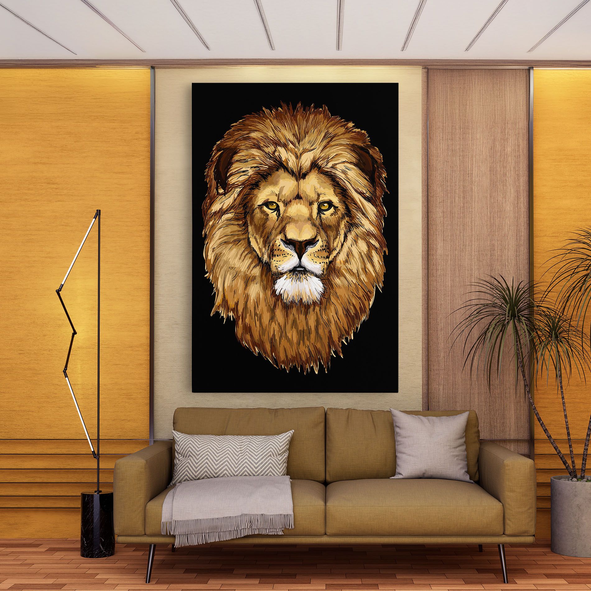 Lion Head mockup 9