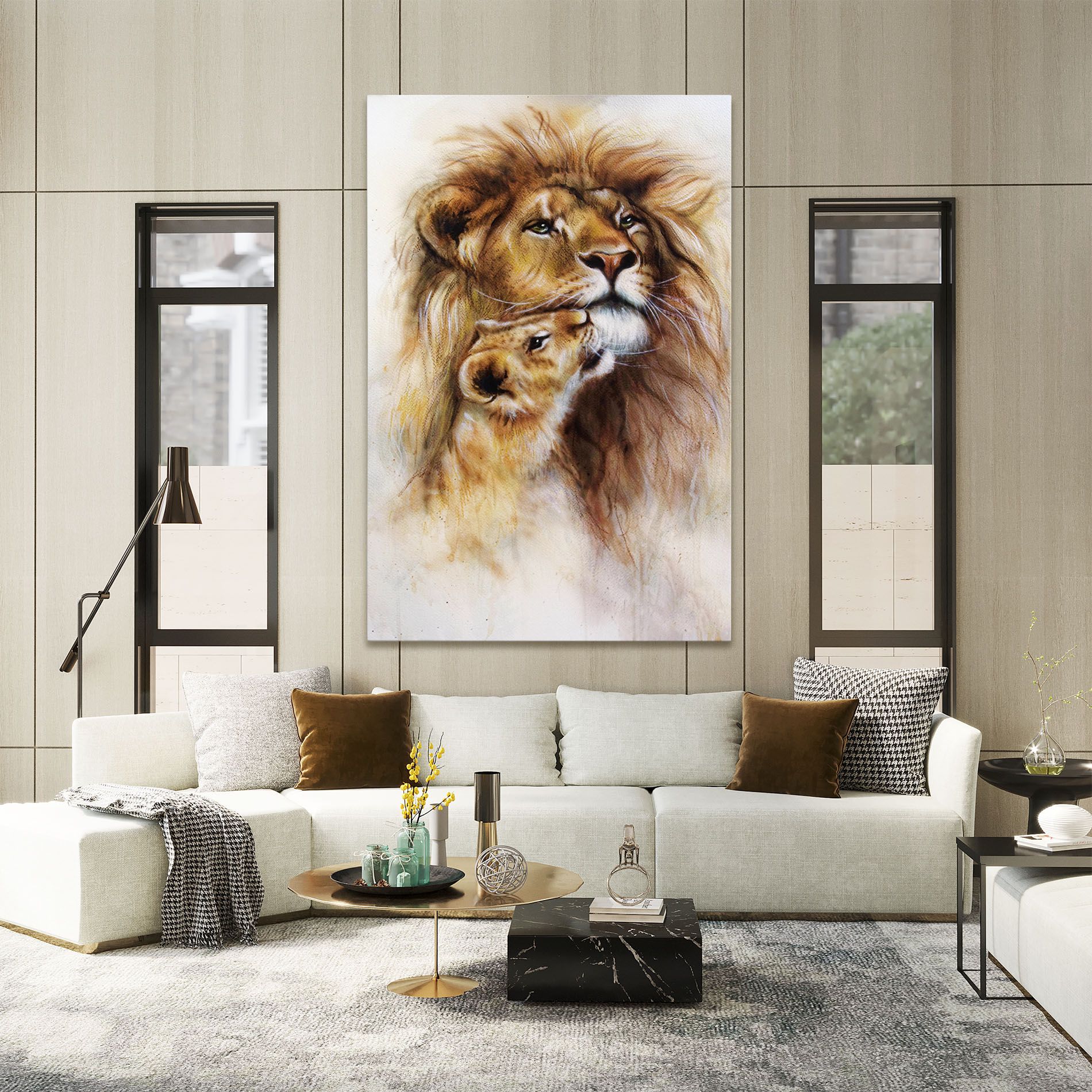 Lion Love mockup 2