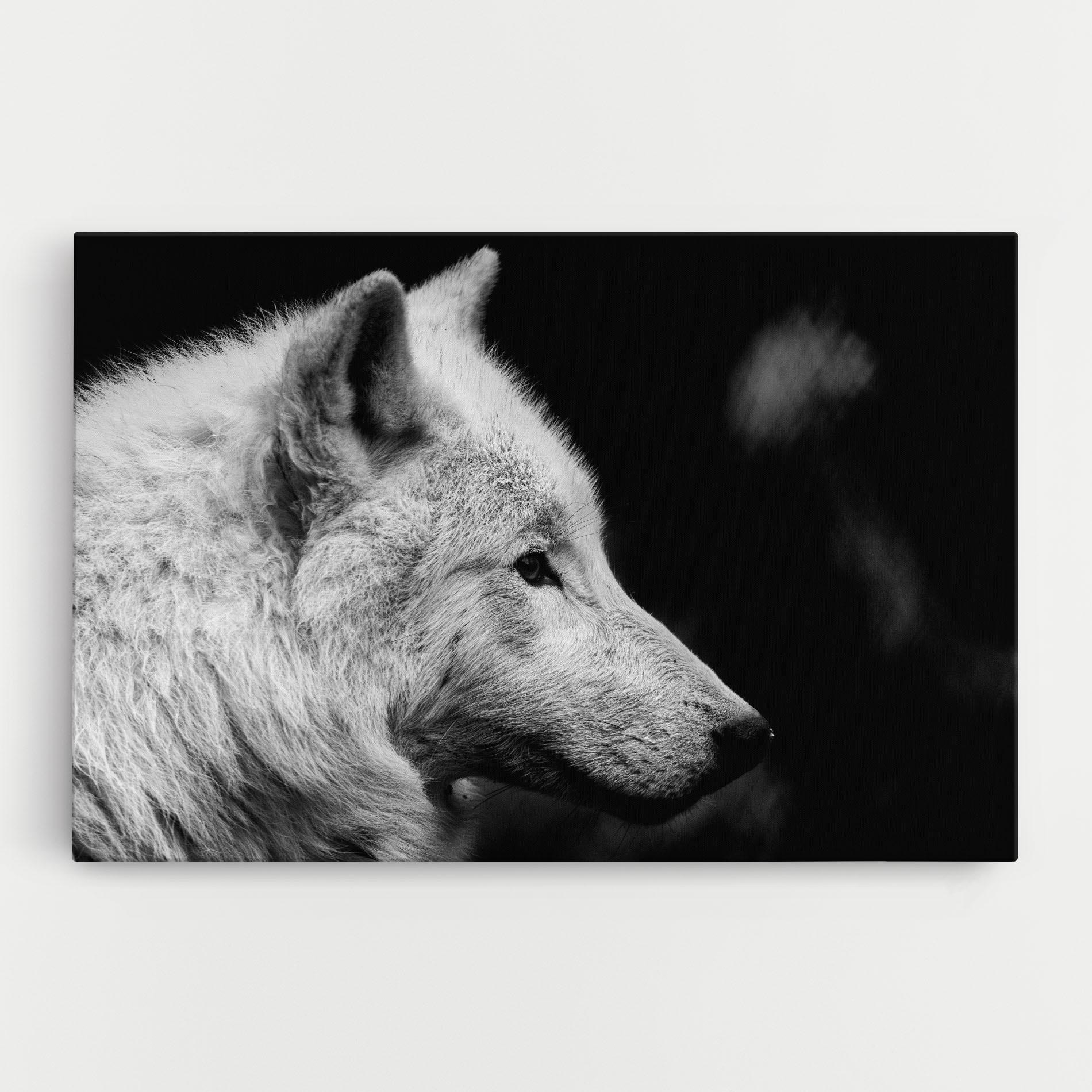 Картина на платно Grey Wolf mockup 0