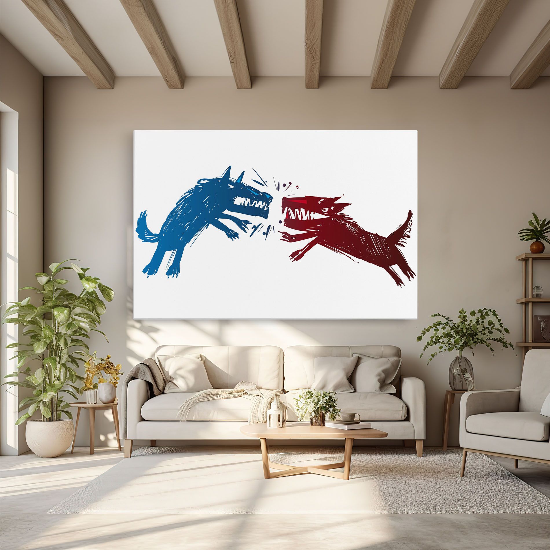 Red Blue Wolves mockup 6
