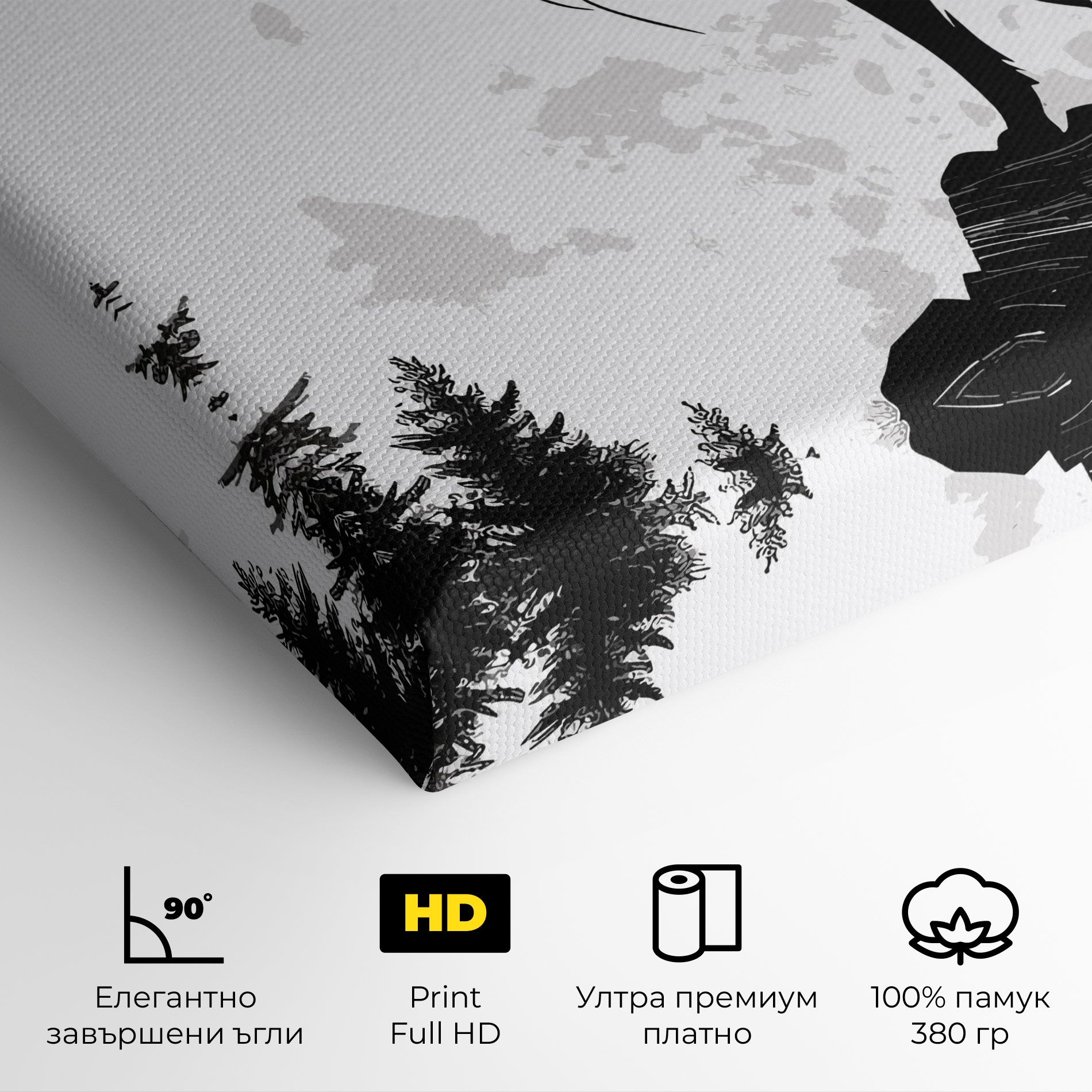 Grey Moon Wolf mockup 4