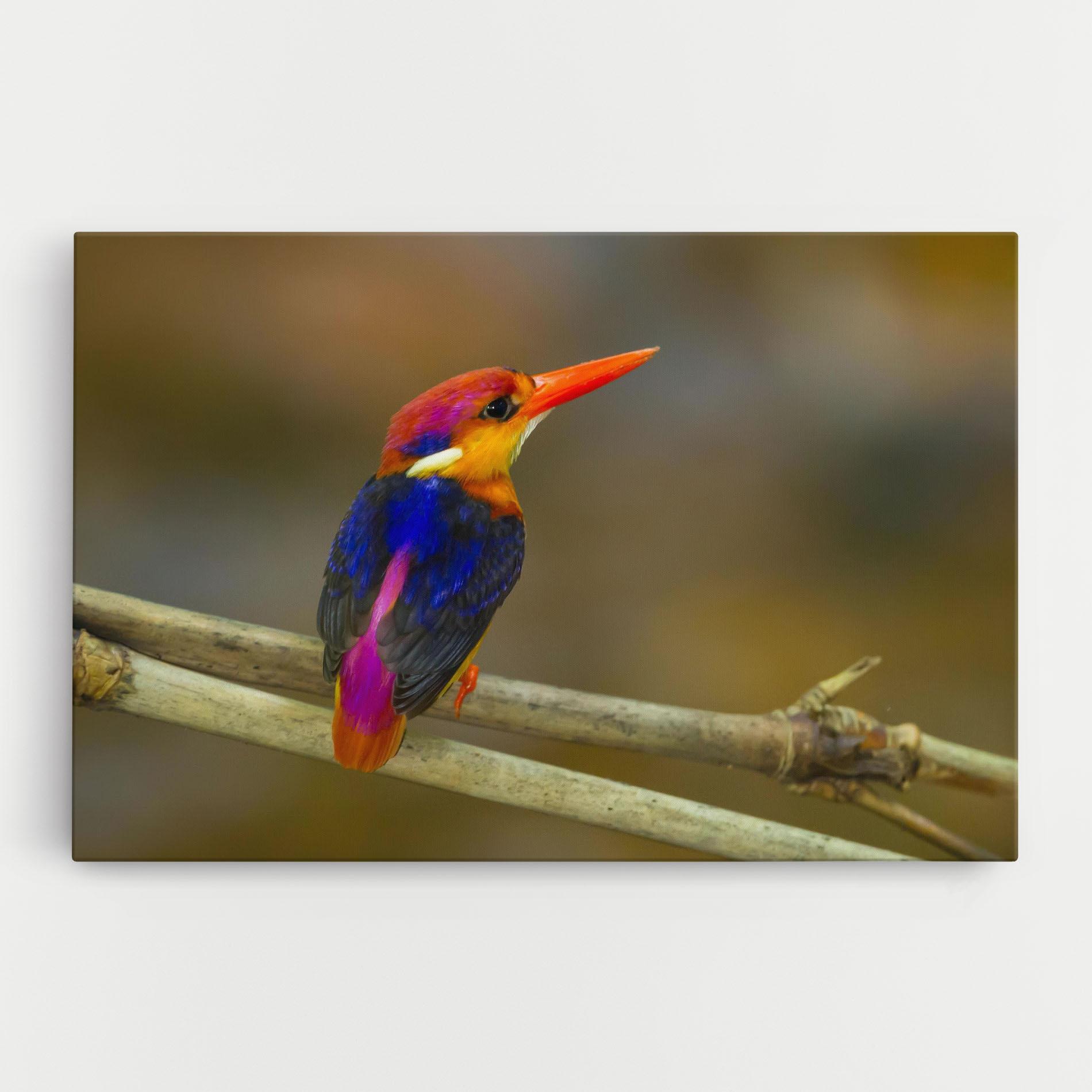 Картина на платно Colorful Bird mockup 0